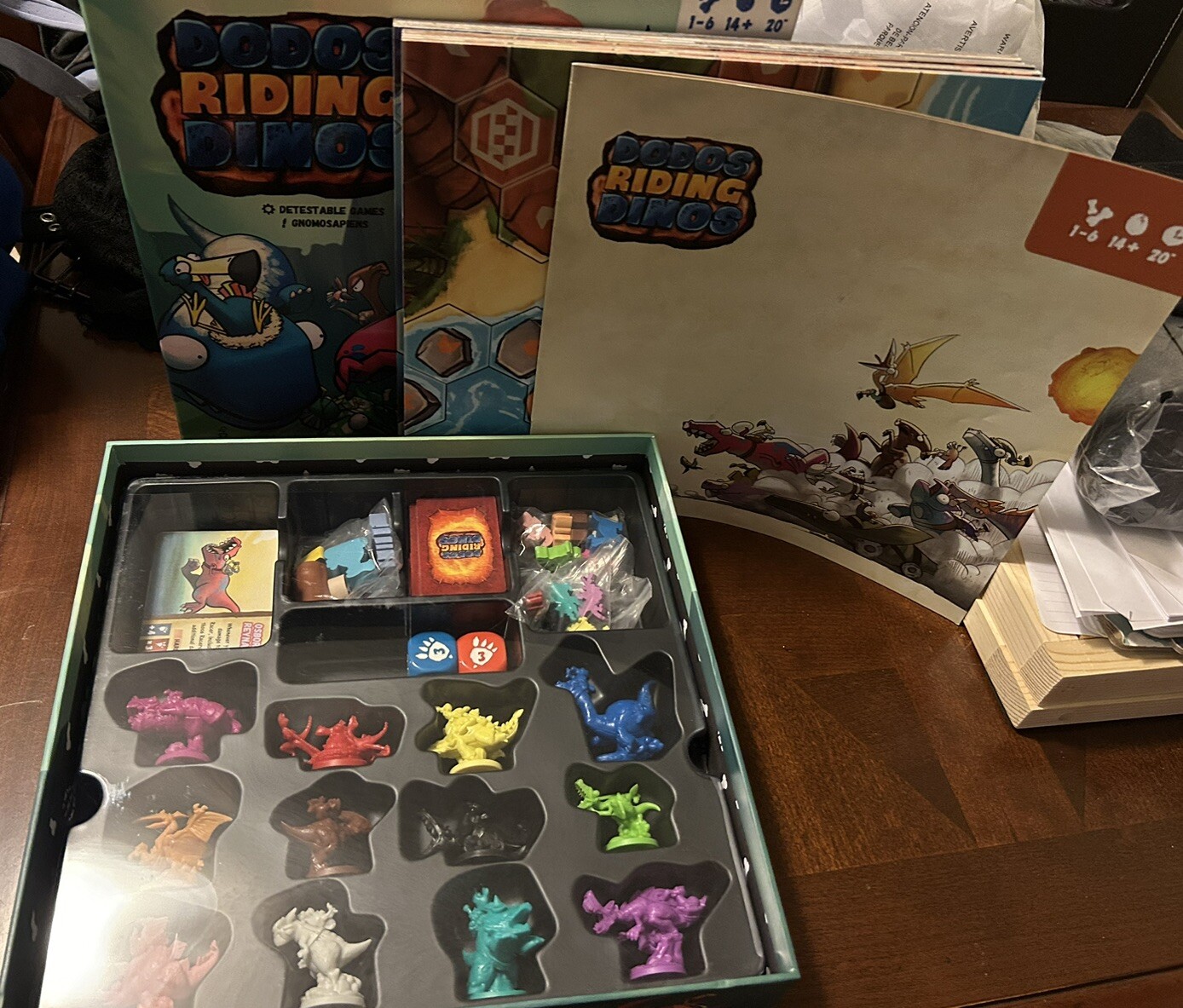 Dodos Riding Dinos – Draco & Detestable Games Kickstarter 2021 With Miniatures
