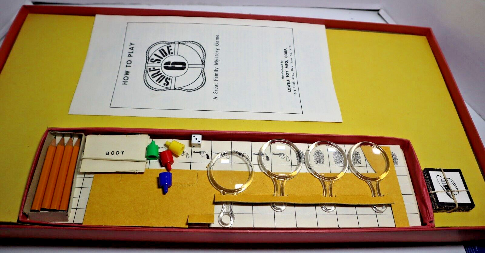1962 Lowell Toy Co. Surf Side 6 Game Complete EXIB RARE