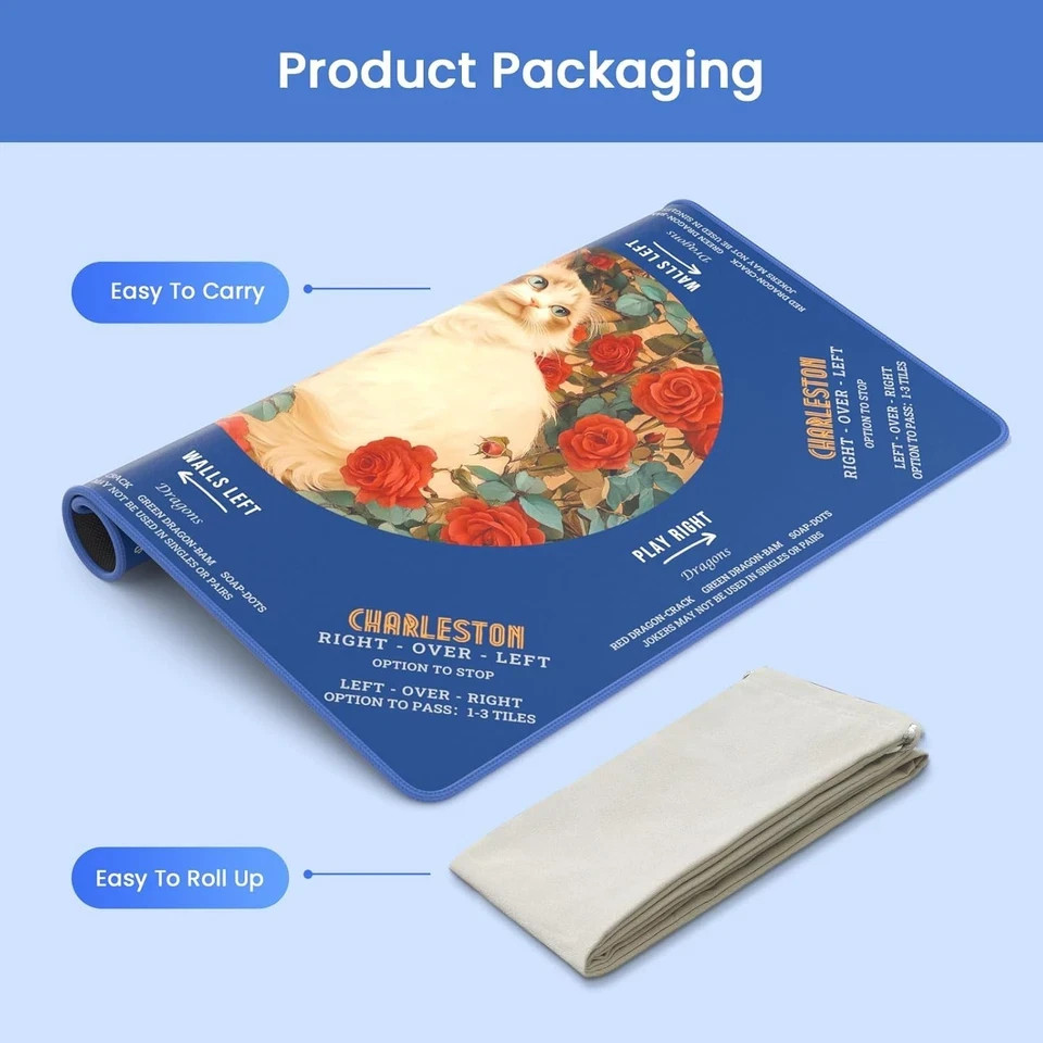 Mahjong Mat for Table, Mah Jongg Mat, Mahjong Mats, Mahjong Set Mahjong Table Cl