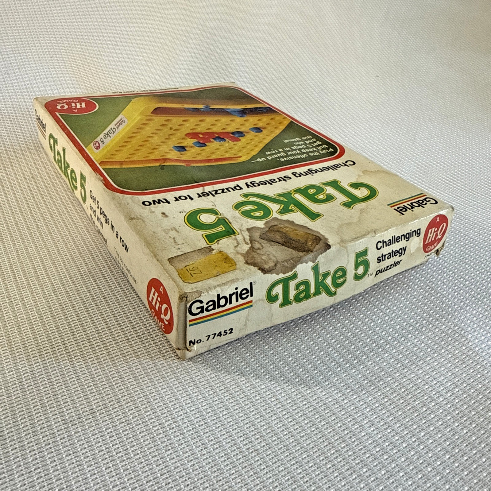 Vintage Take 5 Strategy Peg Game (1977, Gabriel) Complete