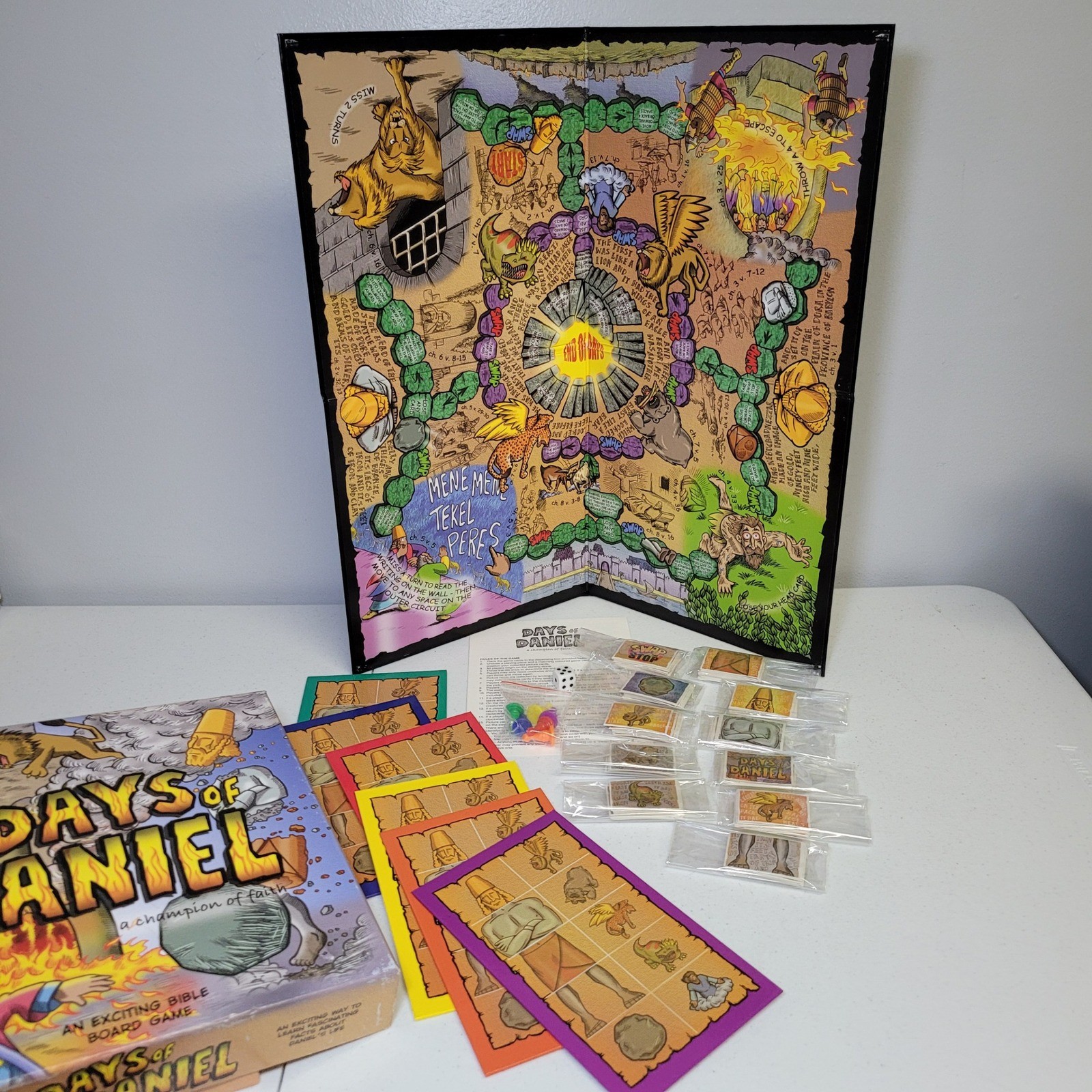Days of Daniel Bible Board Game Faith Sunday School 2014 Complete