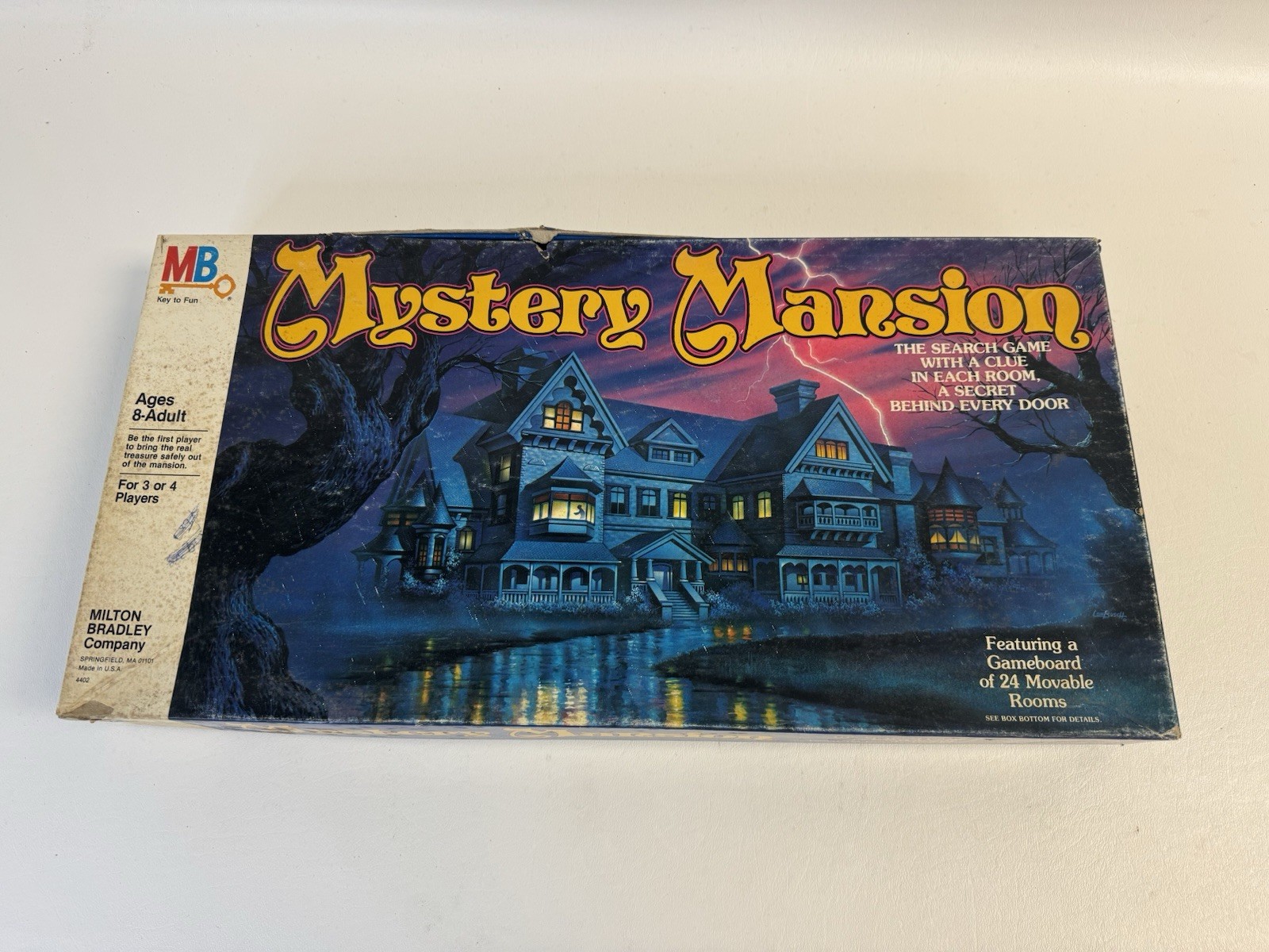 Vintage 1984 Mystery Mansion Board Game Milton Bradley – Complete
