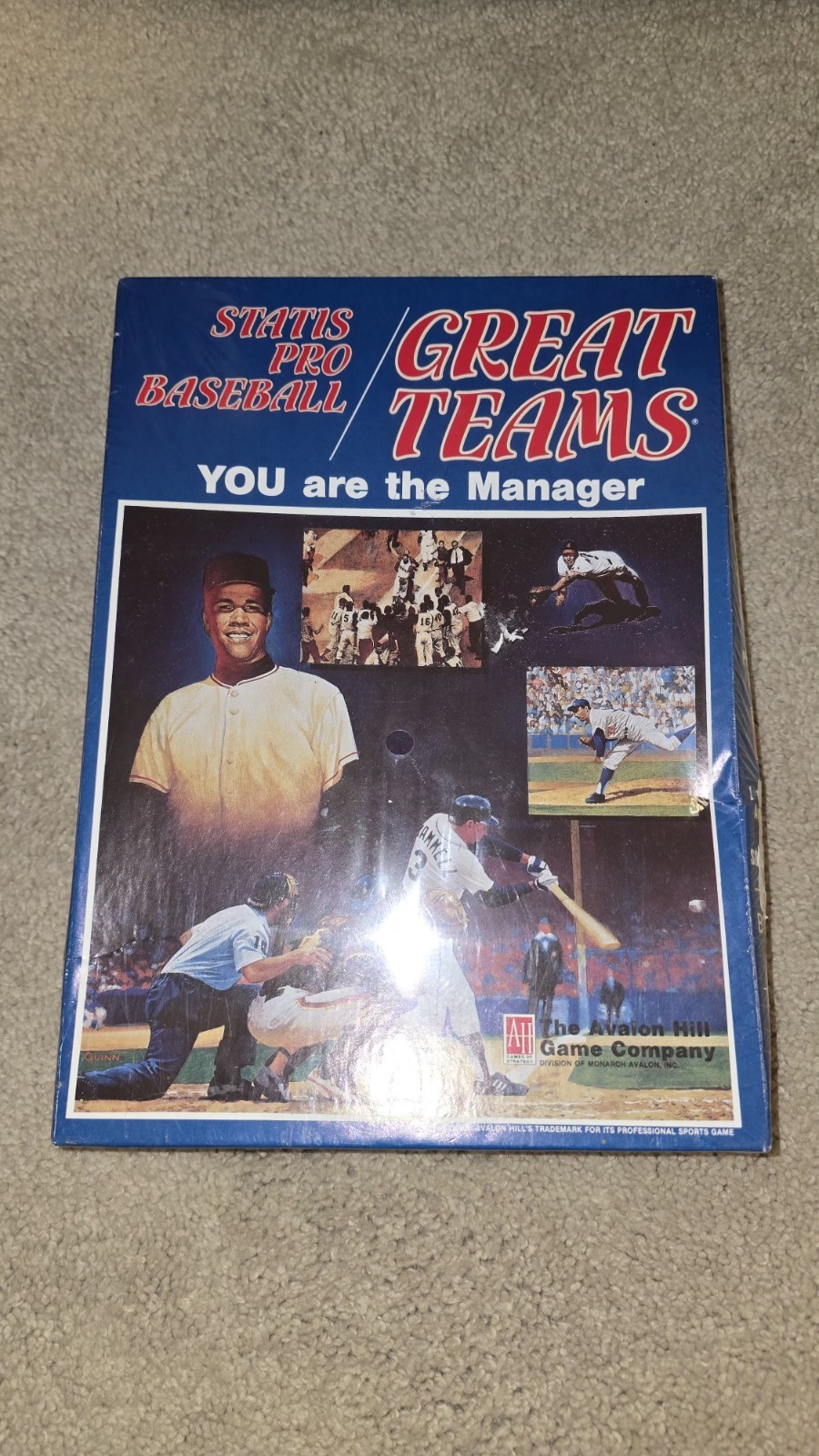 Statis Pro Baseball: Great Teams bookshelf game from Avalon Hill. FACTORY SEALED