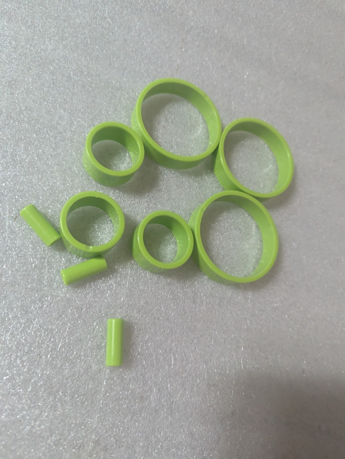 Otrio Deluxe Green Piece Lot Only Replacement Set Circle Round Peg Genuine Orig