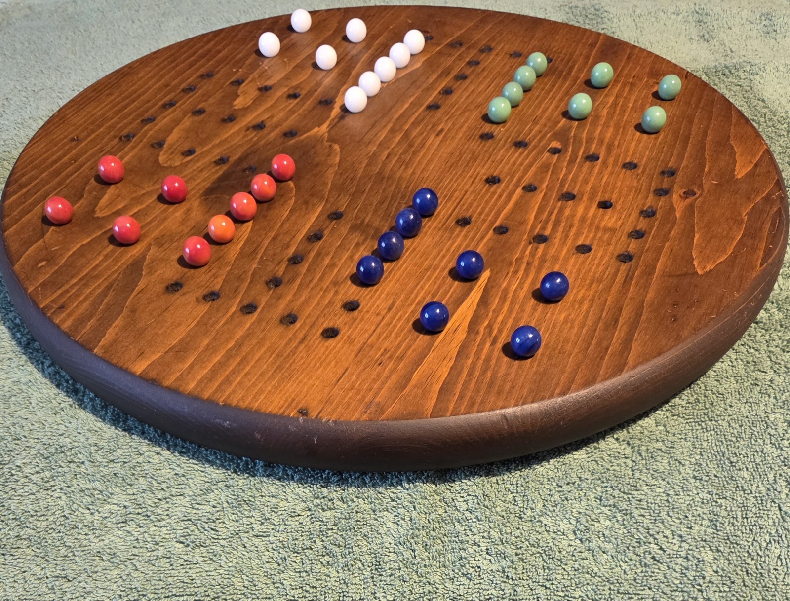 Vintage Aggravation / Wahoo Board Game, Complete with Marbles for 2-4 Players