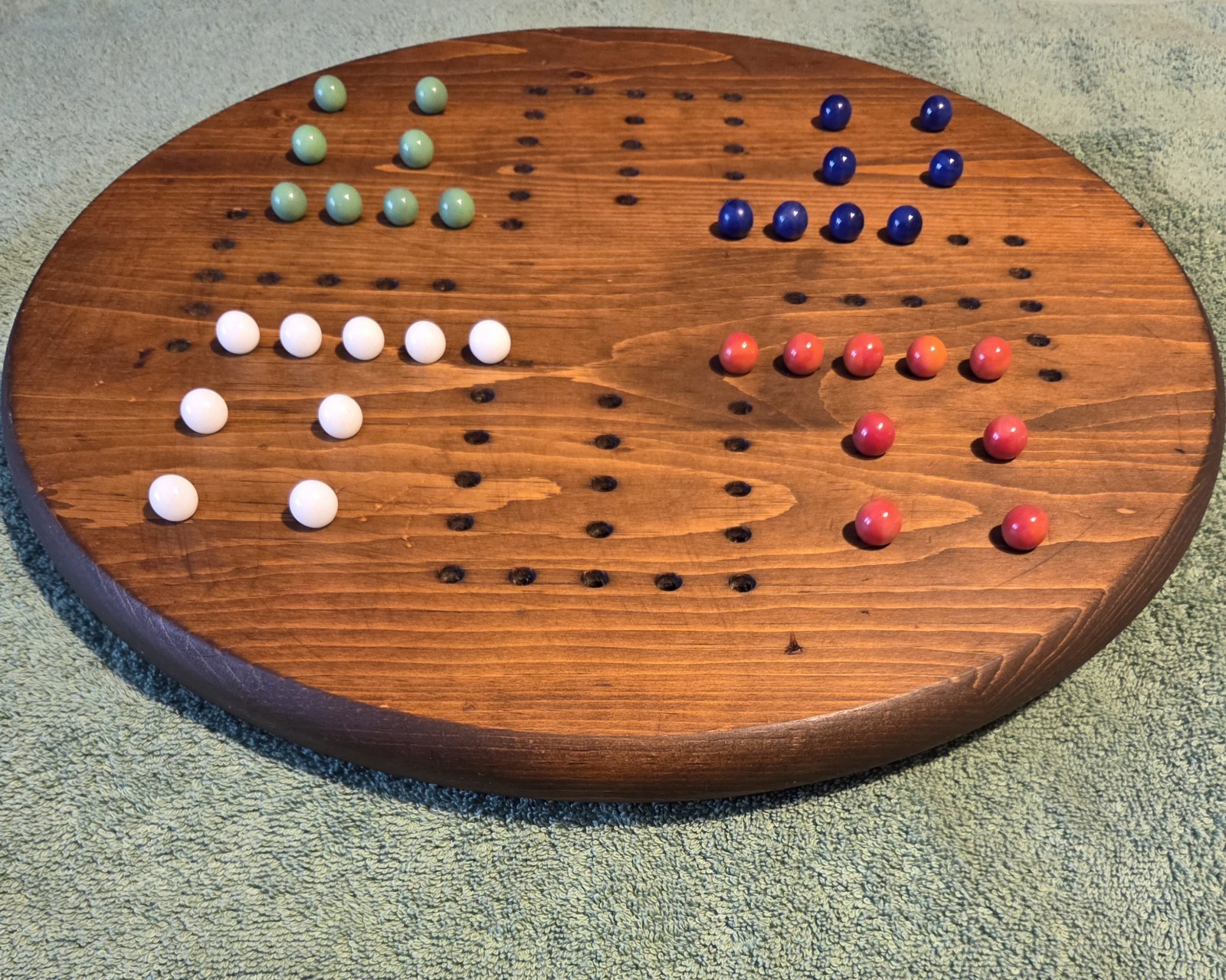 Vintage Aggravation / Wahoo Board Game, Complete with Marbles for 2-4 Players