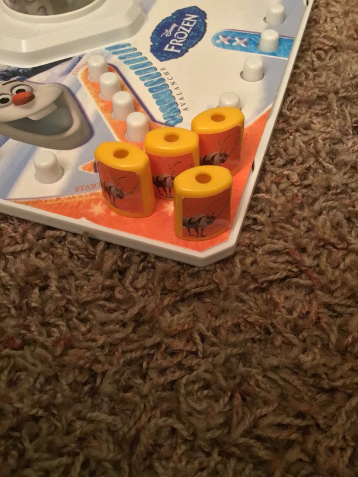 Hasbro Disney Frozen Olaf’s In Trouble Pop-O-Matic Board Game Complete