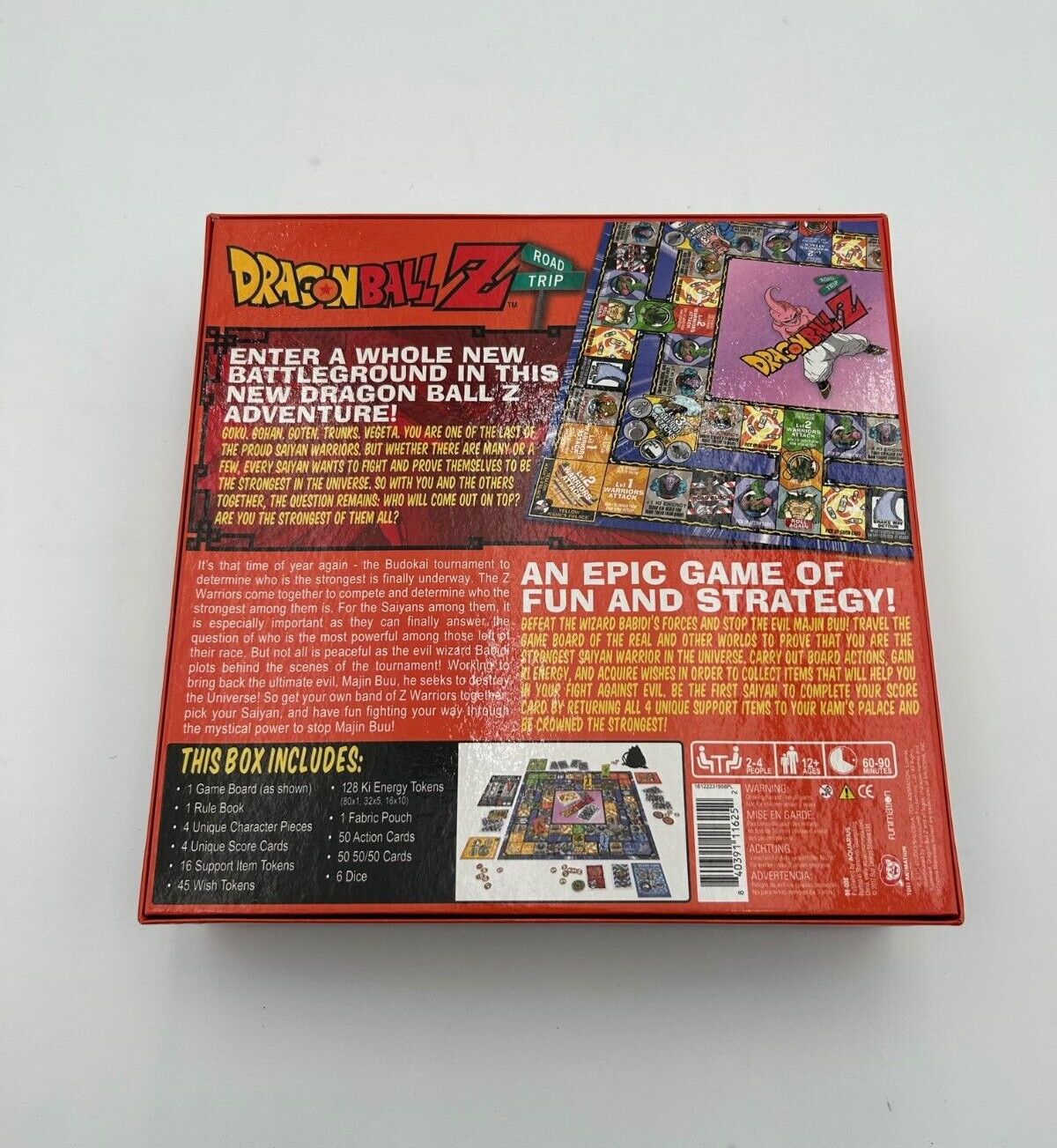 Dragon Ball Z Road Trip Board Game 2-4 Players Anime Manga Aquarius Complete