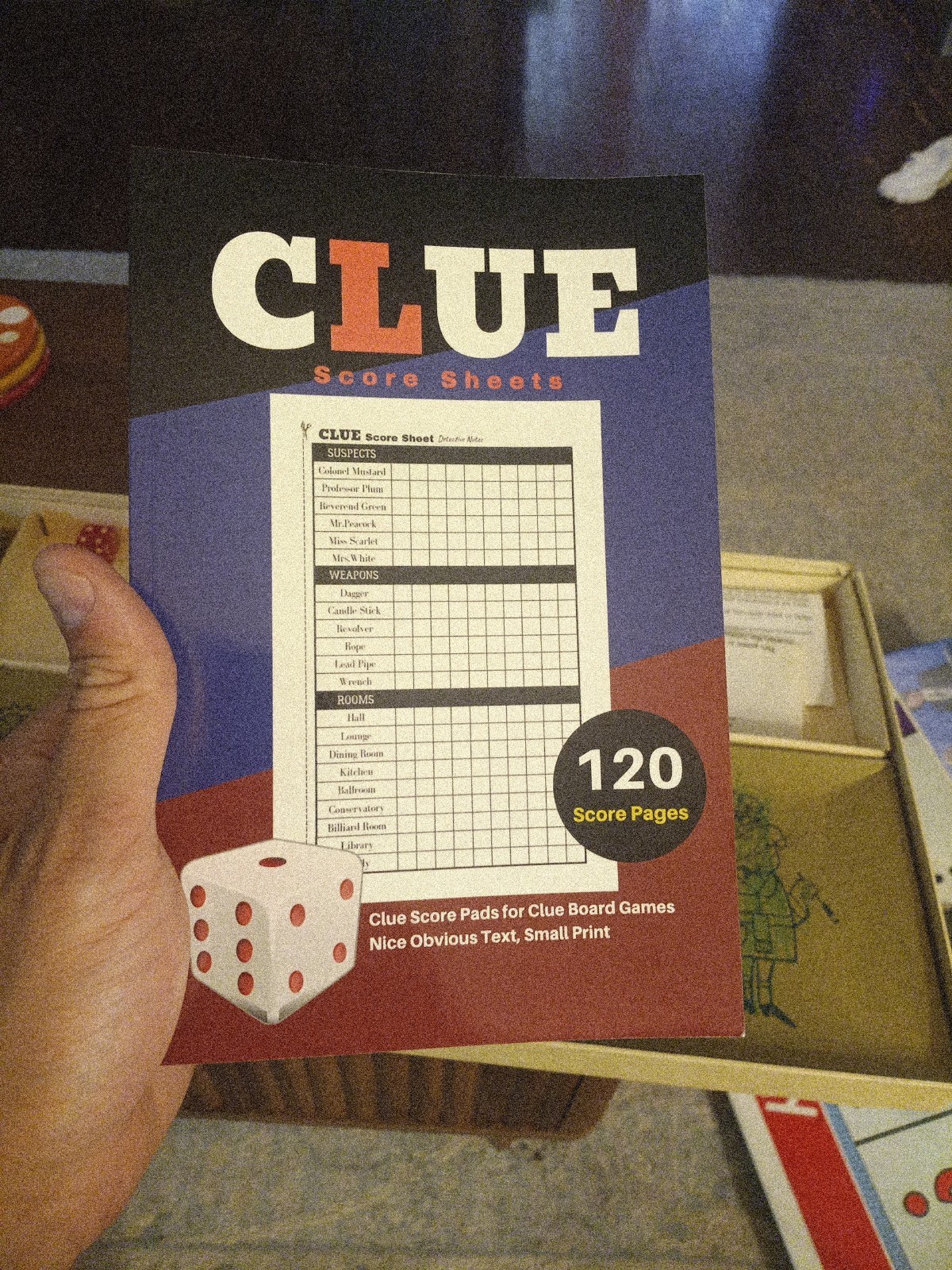 1963 CLUE Detective BOARD GAME Parker Bros. 100% COMPLETE