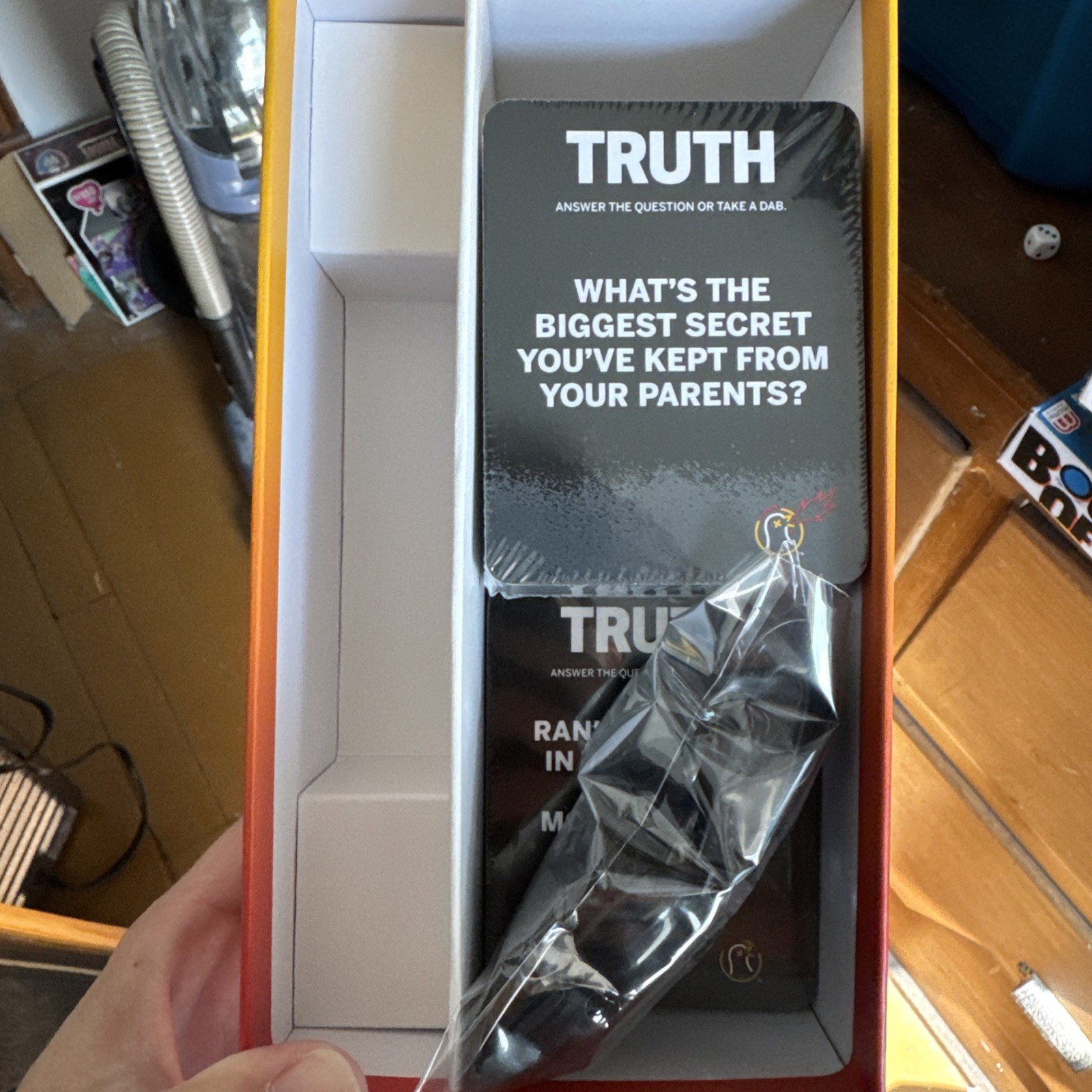 Hot Ones Truth or Dab The Game – (Hot Sauce Missing) Ages 17 Plus 3-6 Players