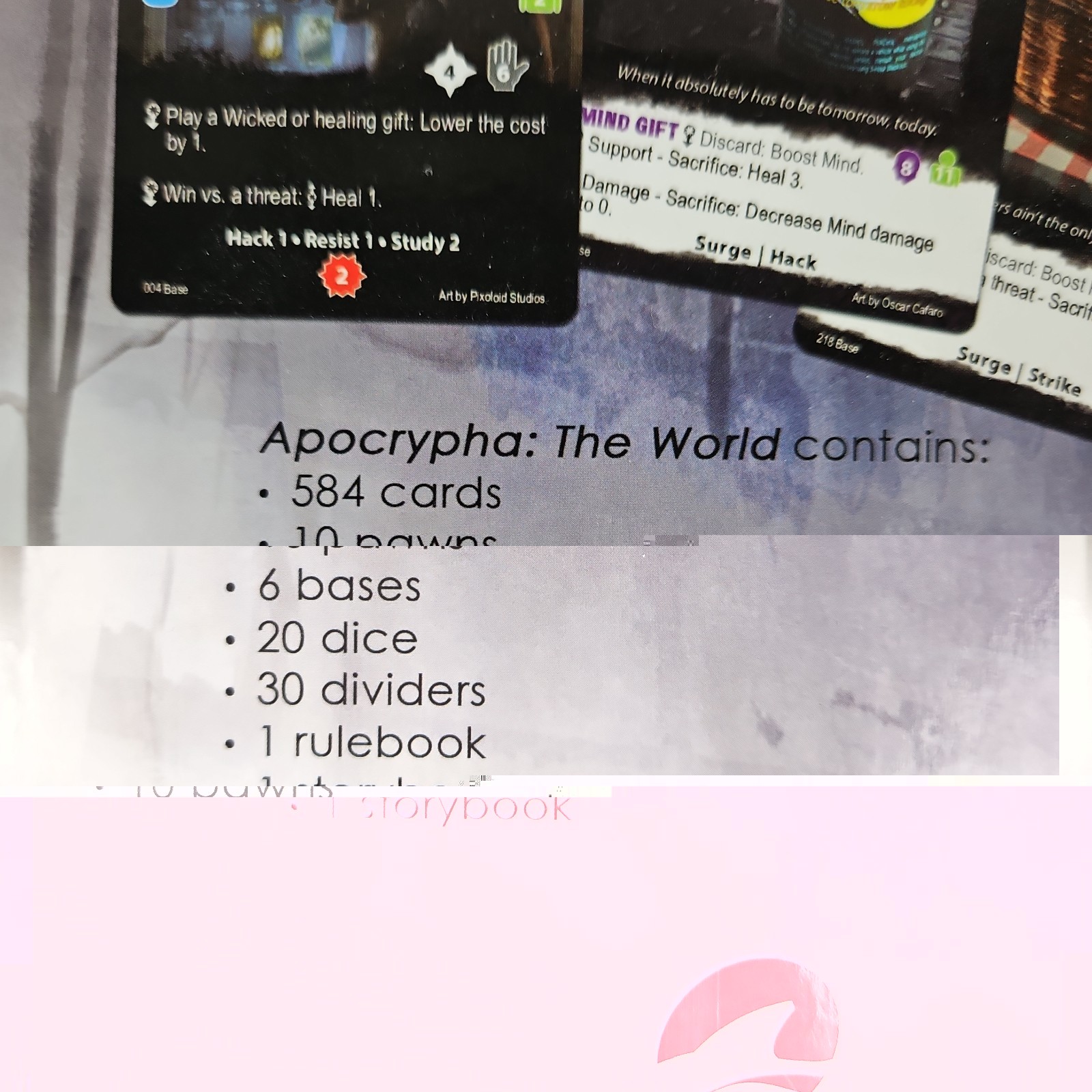 Apocrypha Adventure Card Game – Kickstarter edition with all 3 boxes plus promo