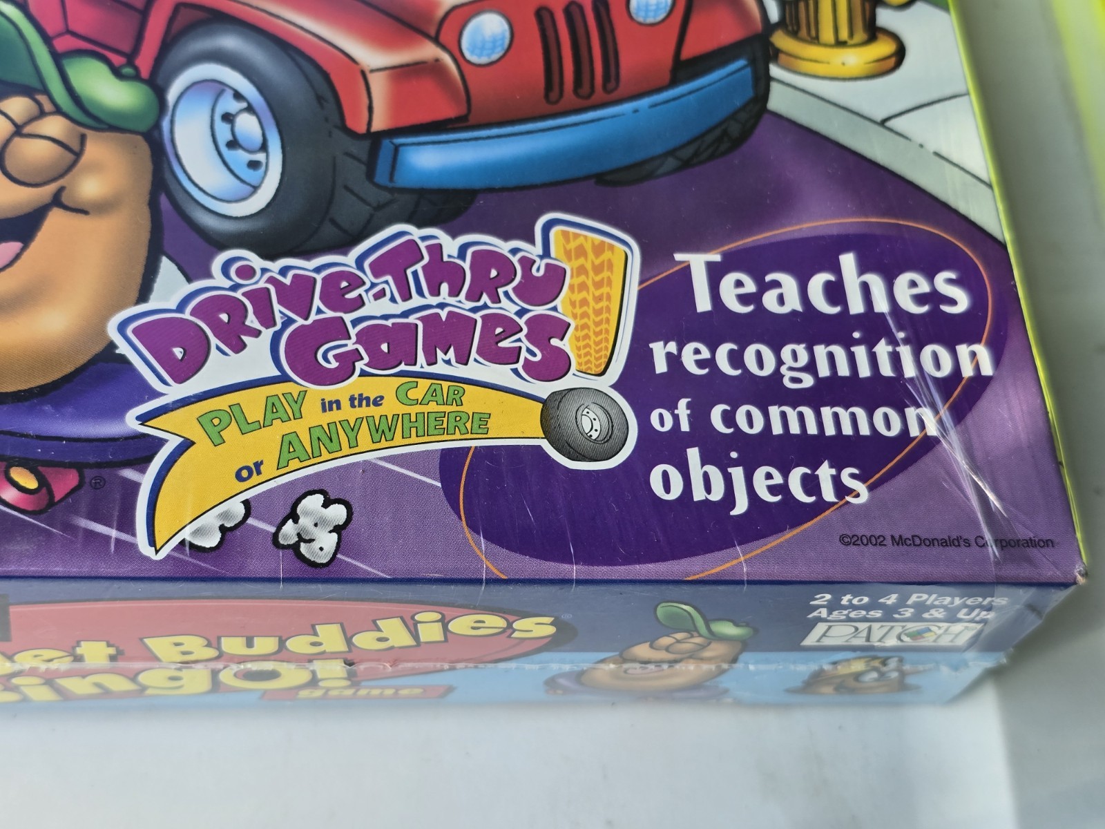 Vintage 2002 McDonald’s McNugget Buddies Bingo Board Game Patch Products SEALED