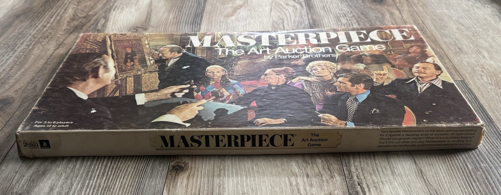 VTG!! 1970 Masterpiece The Art Auction Board Game Parker Brothers 100% COMPLETE!