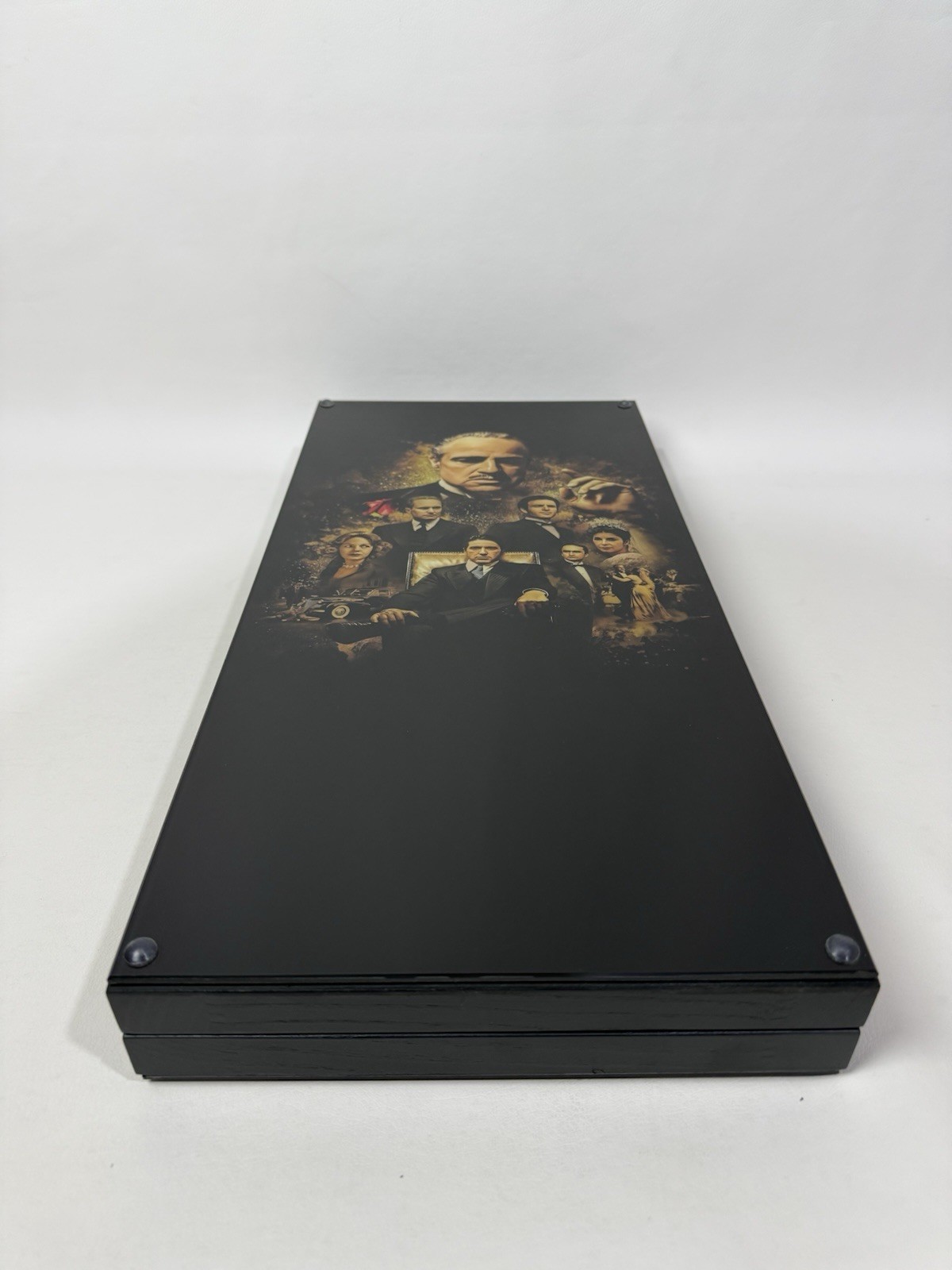 The Godfather Backgammon Board – Handmade Ash Wood & Glass Set, Luxury Gift