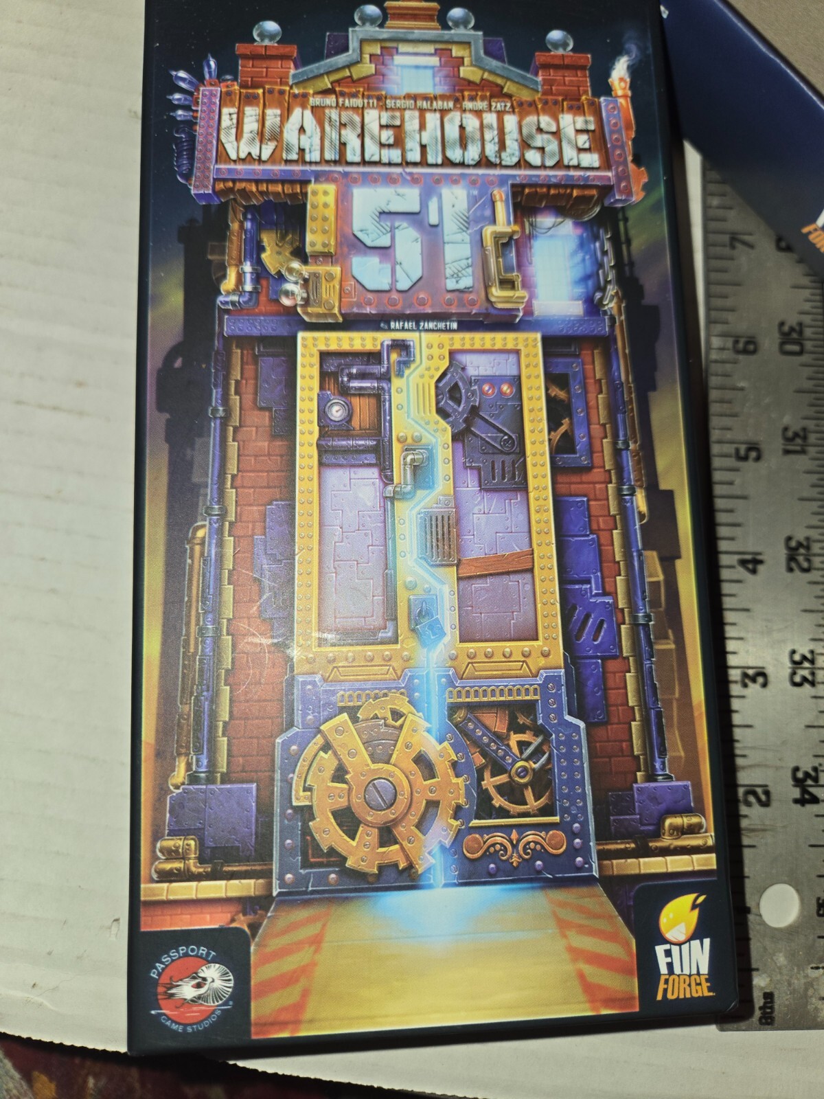 Warehouse 51 Card Game Fun Forge Passport Game Studios 2015 complete