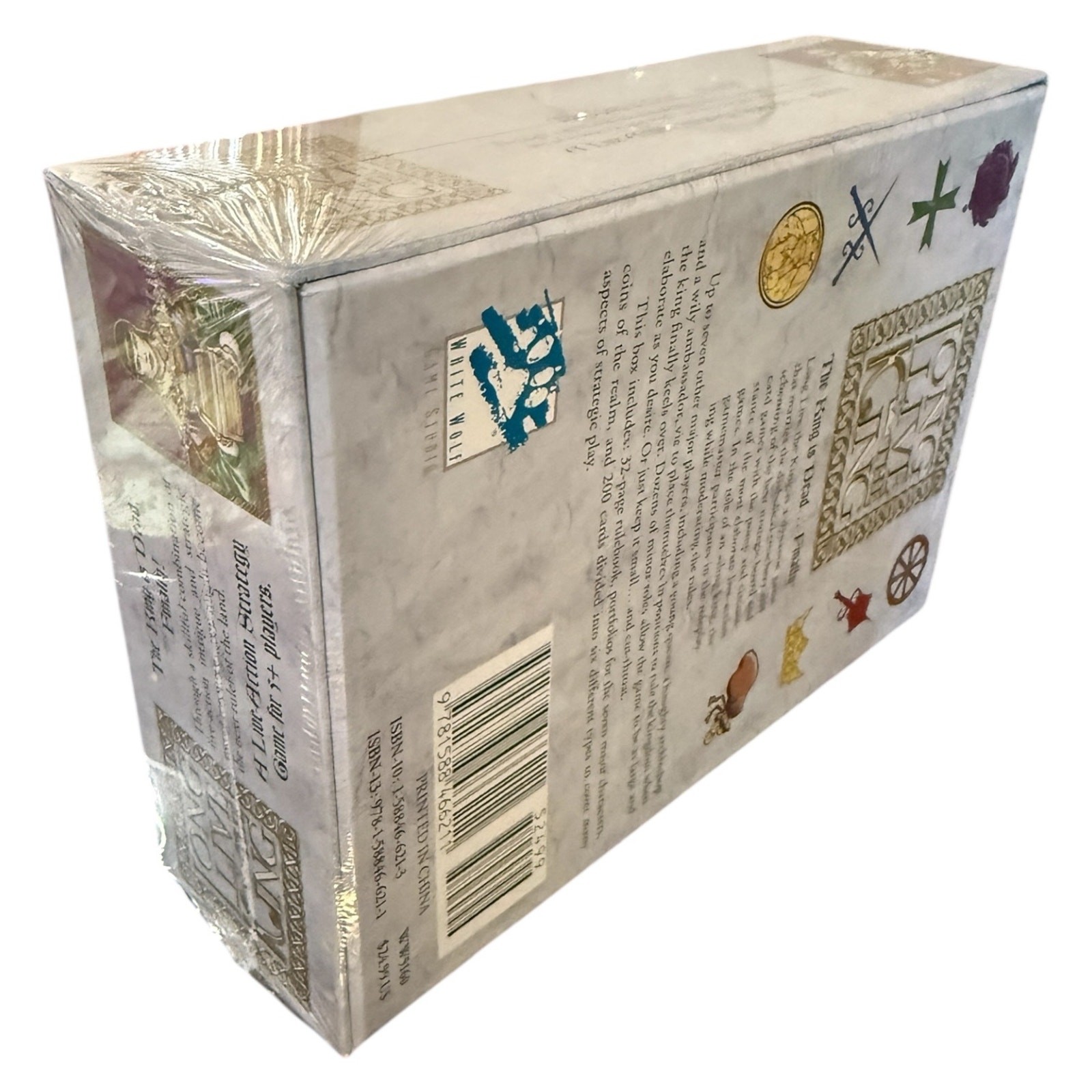 White Wolf Long Live the King Strategy Board Card Game – NEW