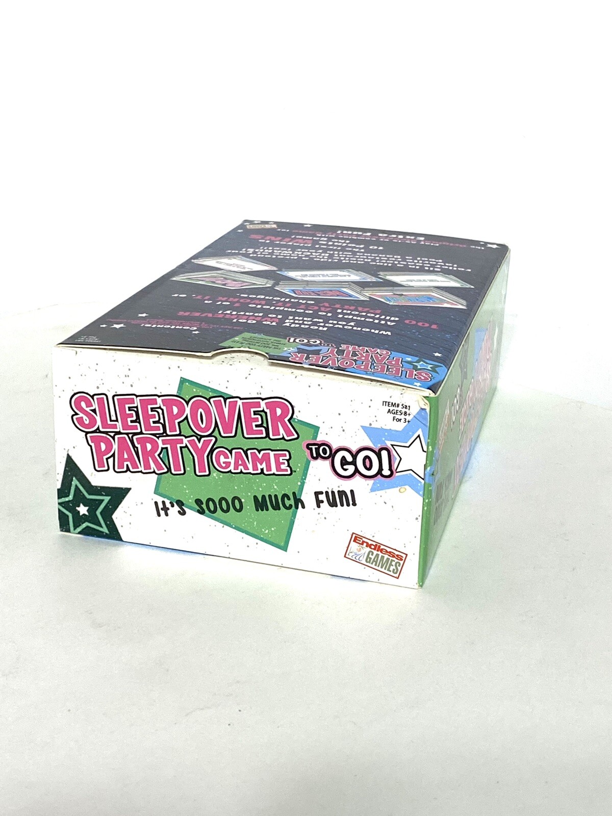 Sleepover Party Game To Go! Fun Girls Night Game Card Party Group