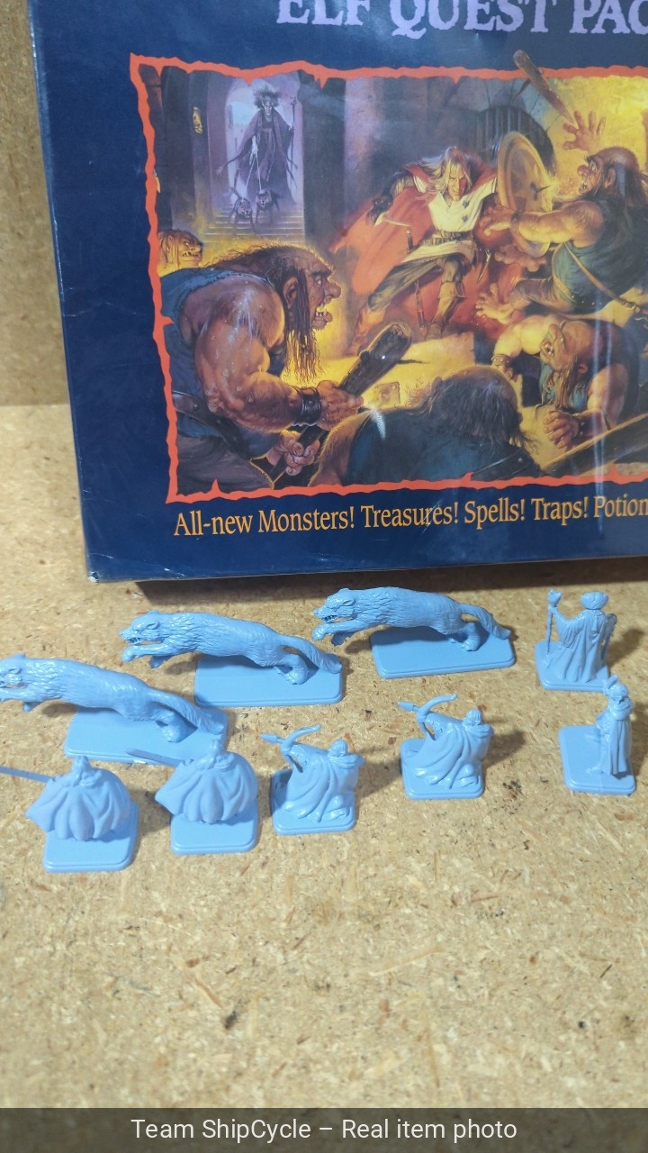 Hero Quest Elf Quest Pack Milton Bradley 910 Pieces 4236 G2U