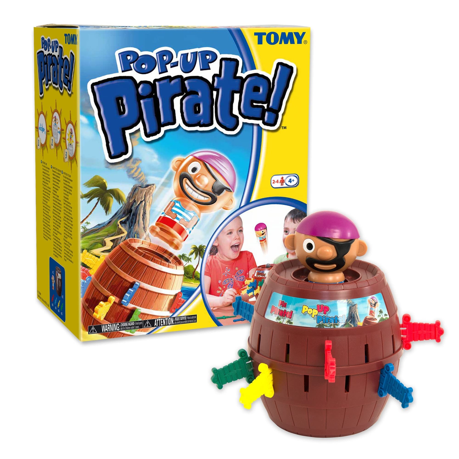TOMY Pop-Up Pirate Board Game – Fun Family Game Night Activity for Kids Ages 4+
