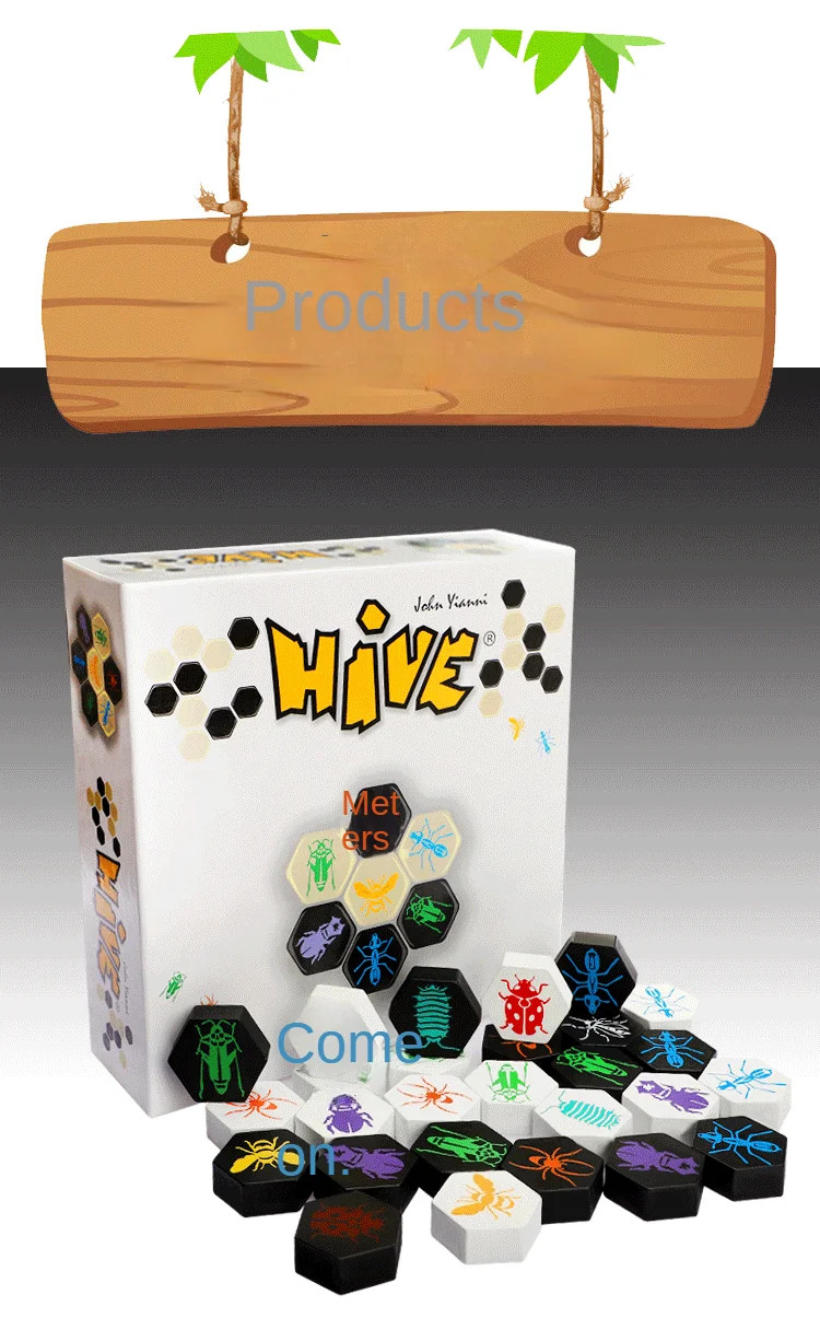 New Hive Board Game 2 Players Family Party Parents With Children Funny Game Gift