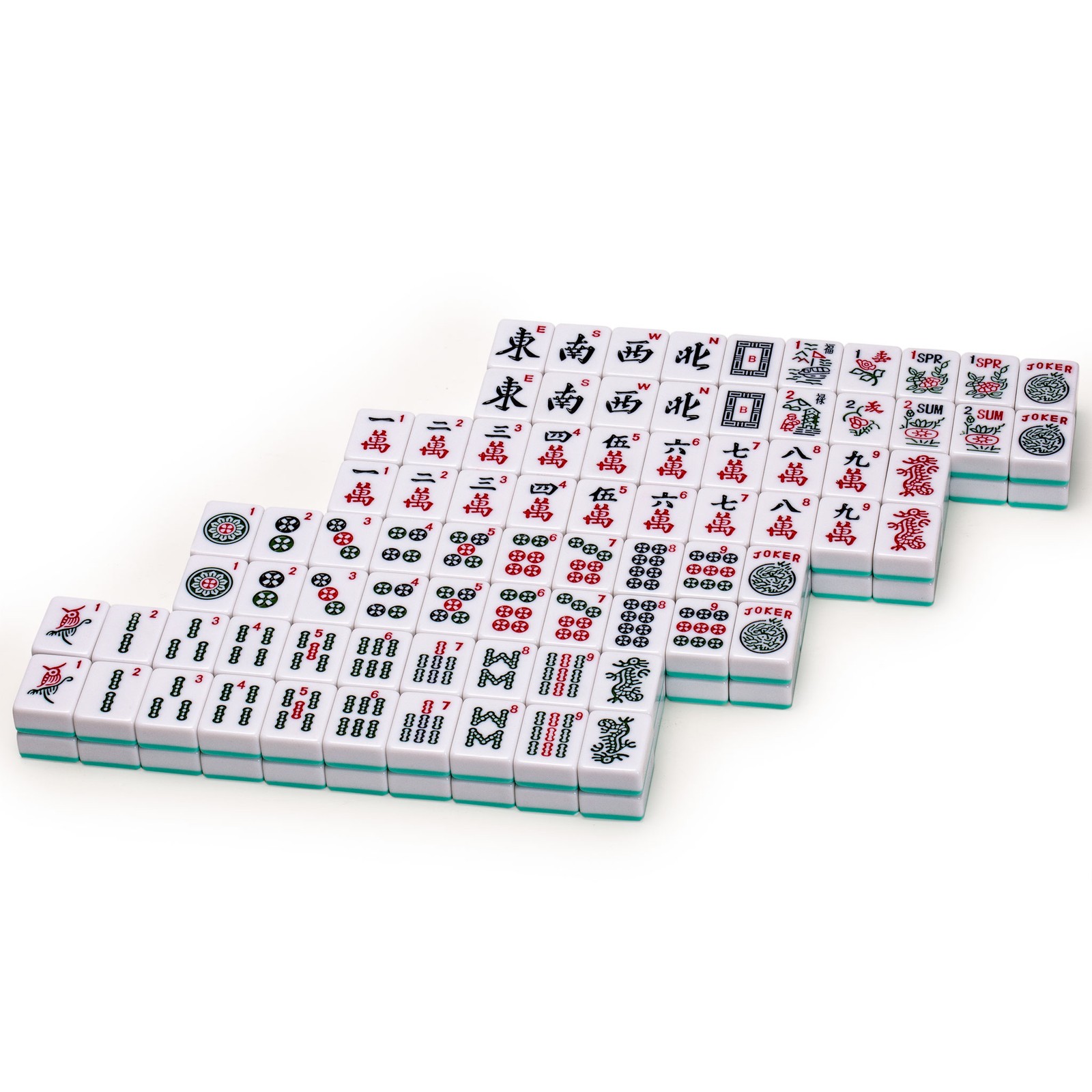 Set of 166 American Mahjong Tiles, “Pepper” (Tiles Only Set)