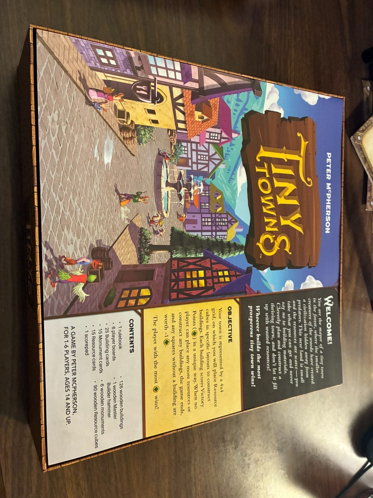 Tiny Towns Board Game AEG Peter McPherson 2019 – Complete Opened Sealed