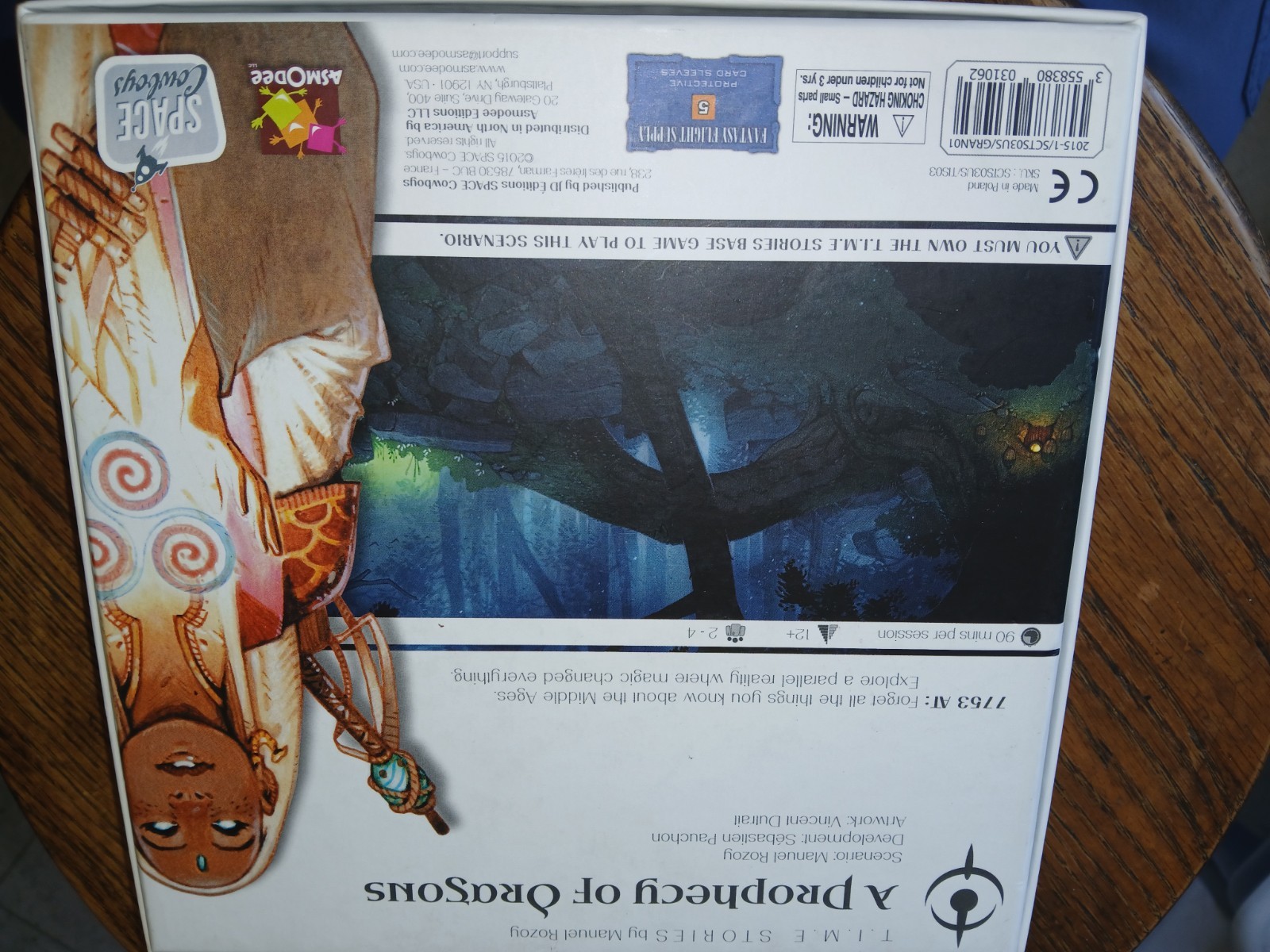 T.I.M.E TIME Stories A Prophecy of Dragons Board Game Expansion. used