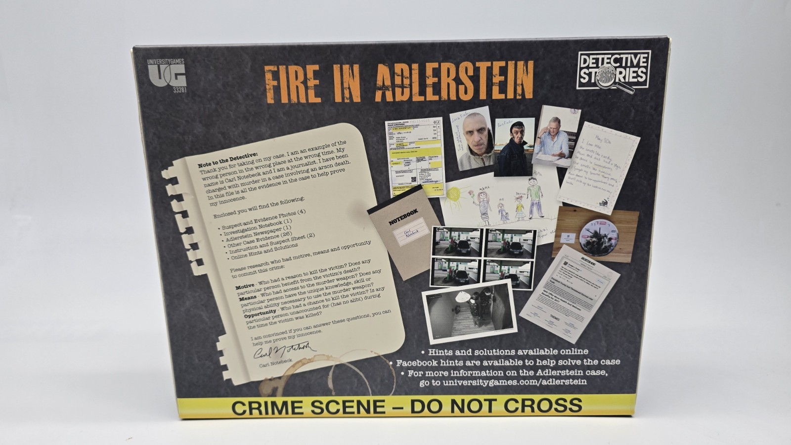 Murder Mystery Adult Party Game | Fire in Alderstein