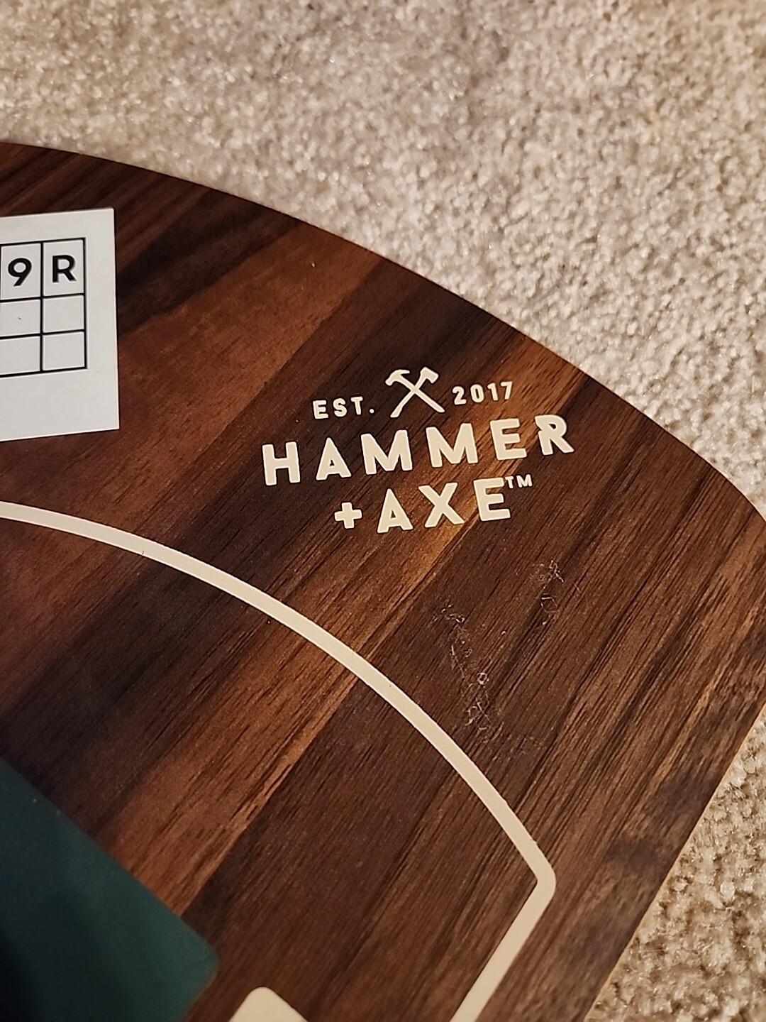 Hammer + Axe | Baseball Wooden Board Game for 2 to 8 Players (Board Only)