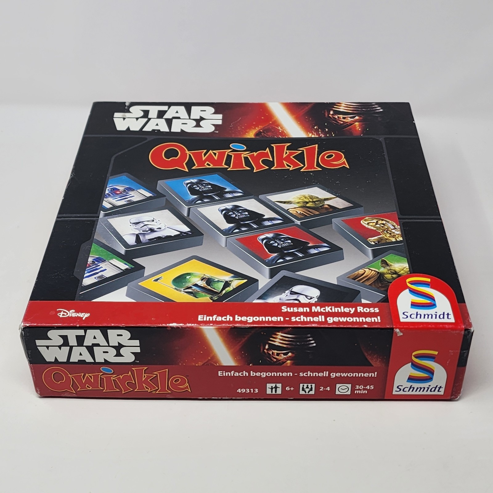 Star Wars Qwirkle European Edition Strategy Board Game Schmidt 2015 Complete OOP