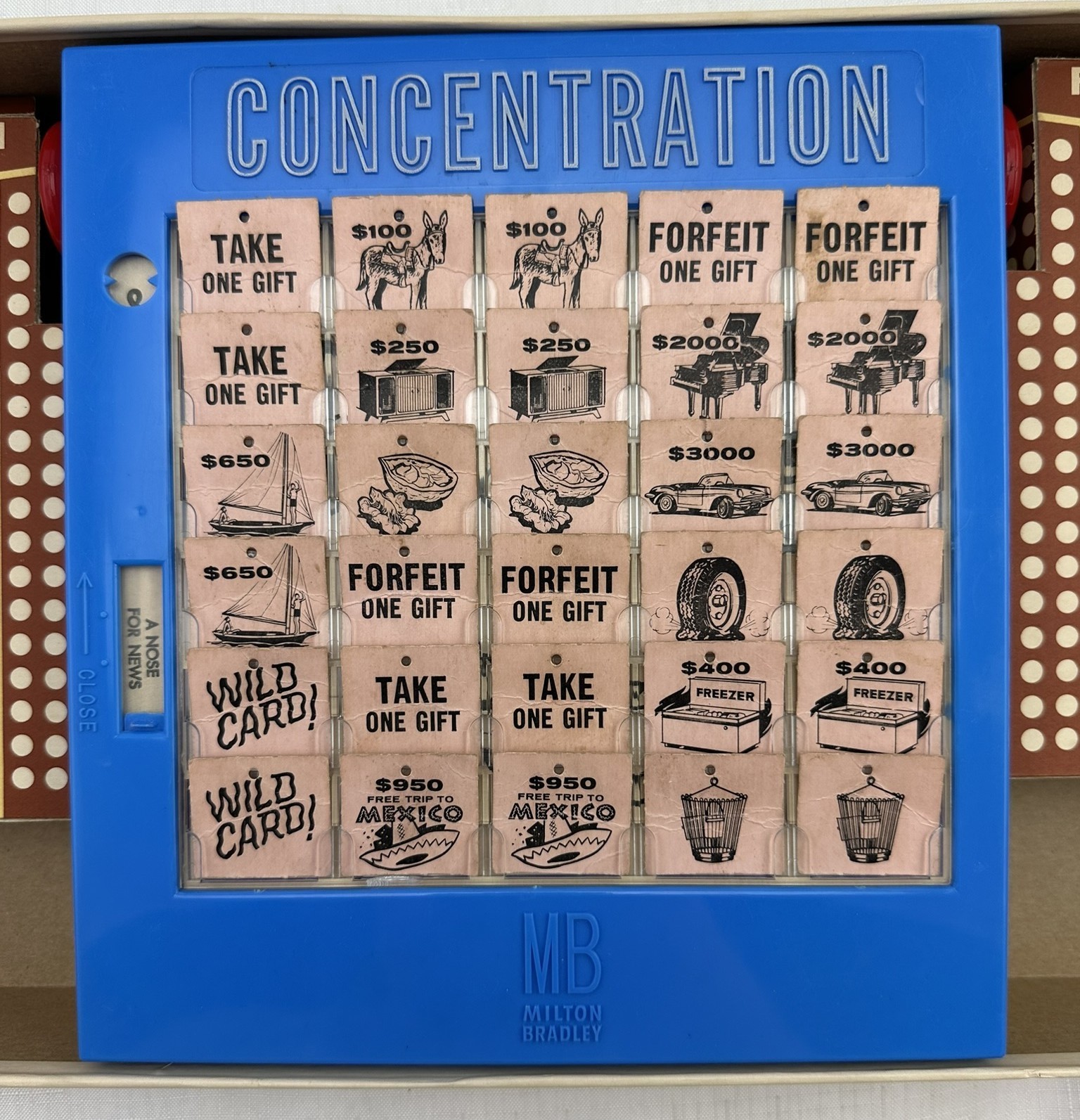 1970 Concentration Game 11th Edition by Milton Bradley Complete Great Condition