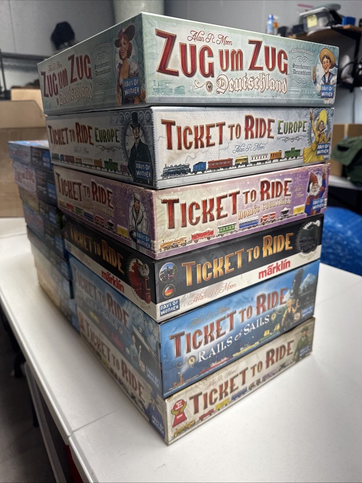 Ticket To Ride- EXPANSION LOT x21 ticket to ride expansions (used & new) ng31101