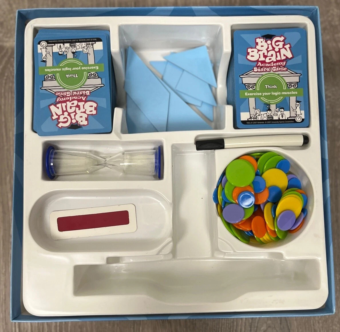 Big Brain Academy Board Game University Games Based on Nintendo DS Game