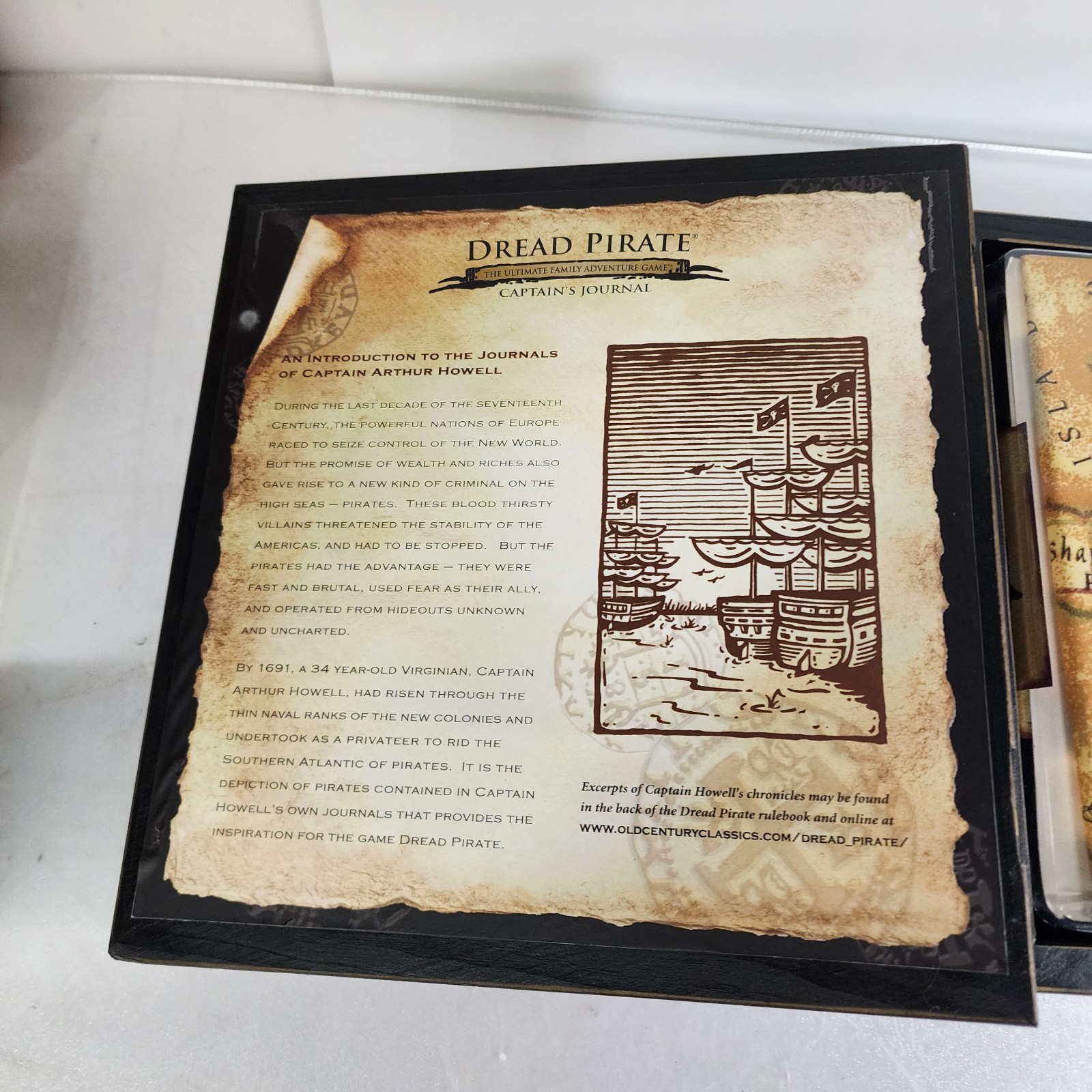 Dread Pirates Board Game Old Century Edition Front Porch Classics Chest