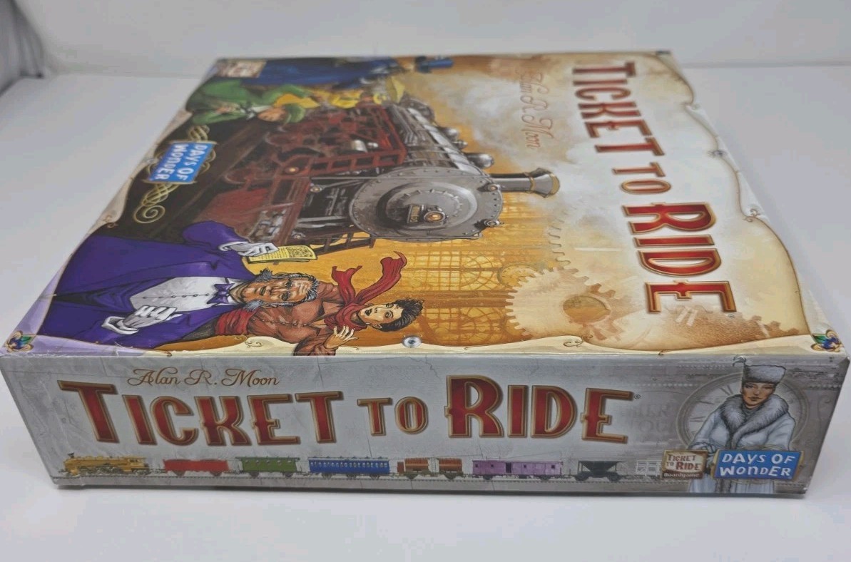 Days of Wonder Ticket To Ride by Alan R. Moon Train Adventure Board Game