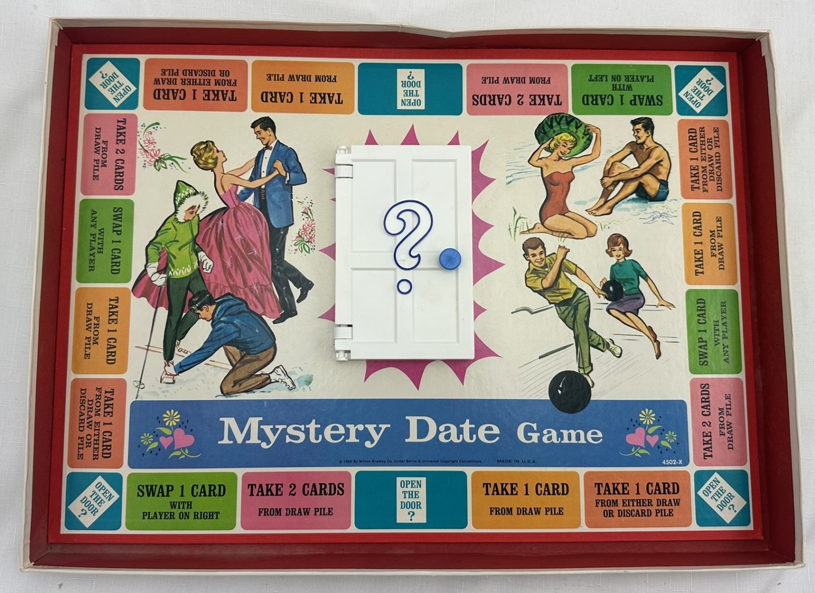 1965 Mystery Date Board Game by Milton Bradley Complete in Great Cond FREE SHIP2