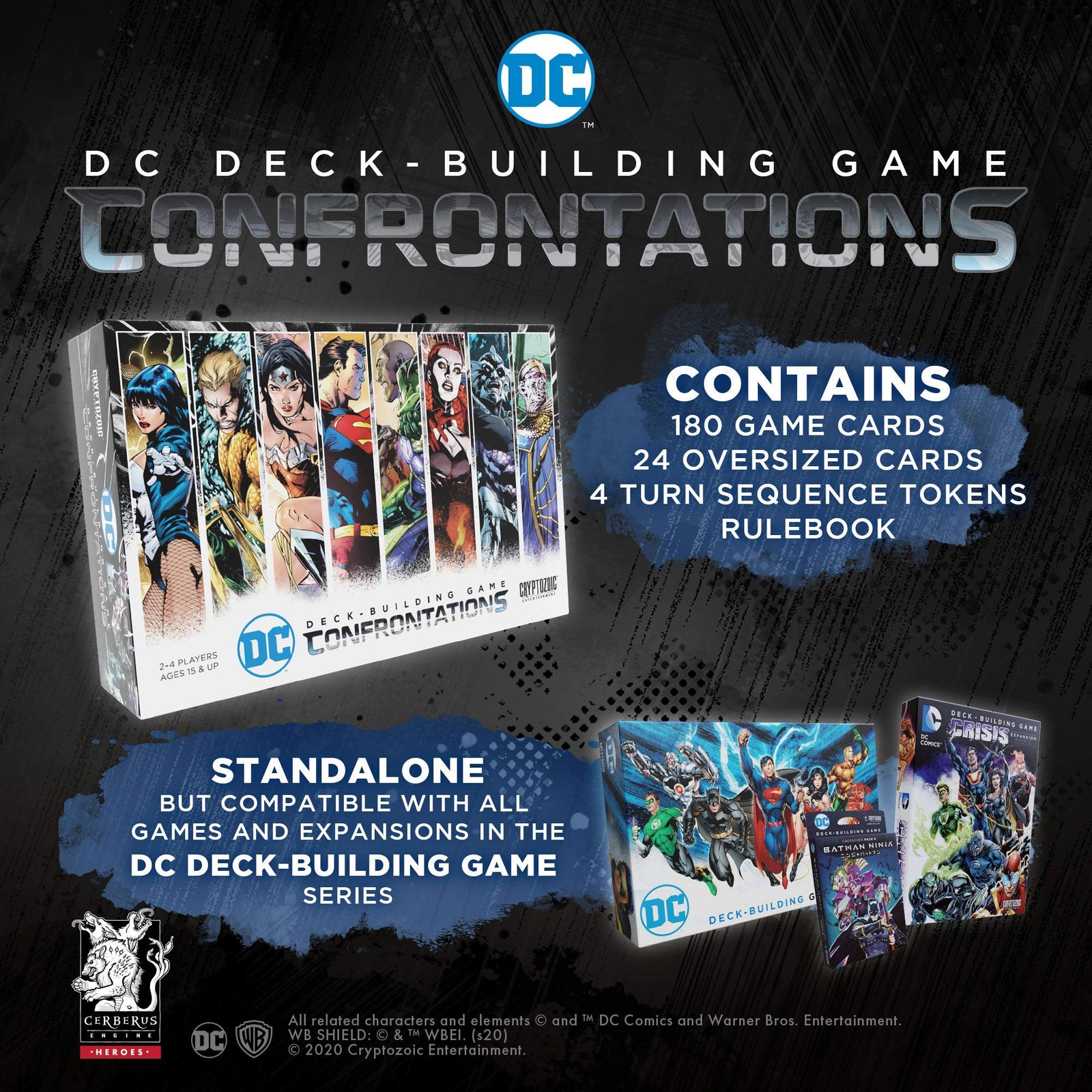 Cryptozoic Entertainment Dc Deck-Building – 2V2 – Dc Characters To