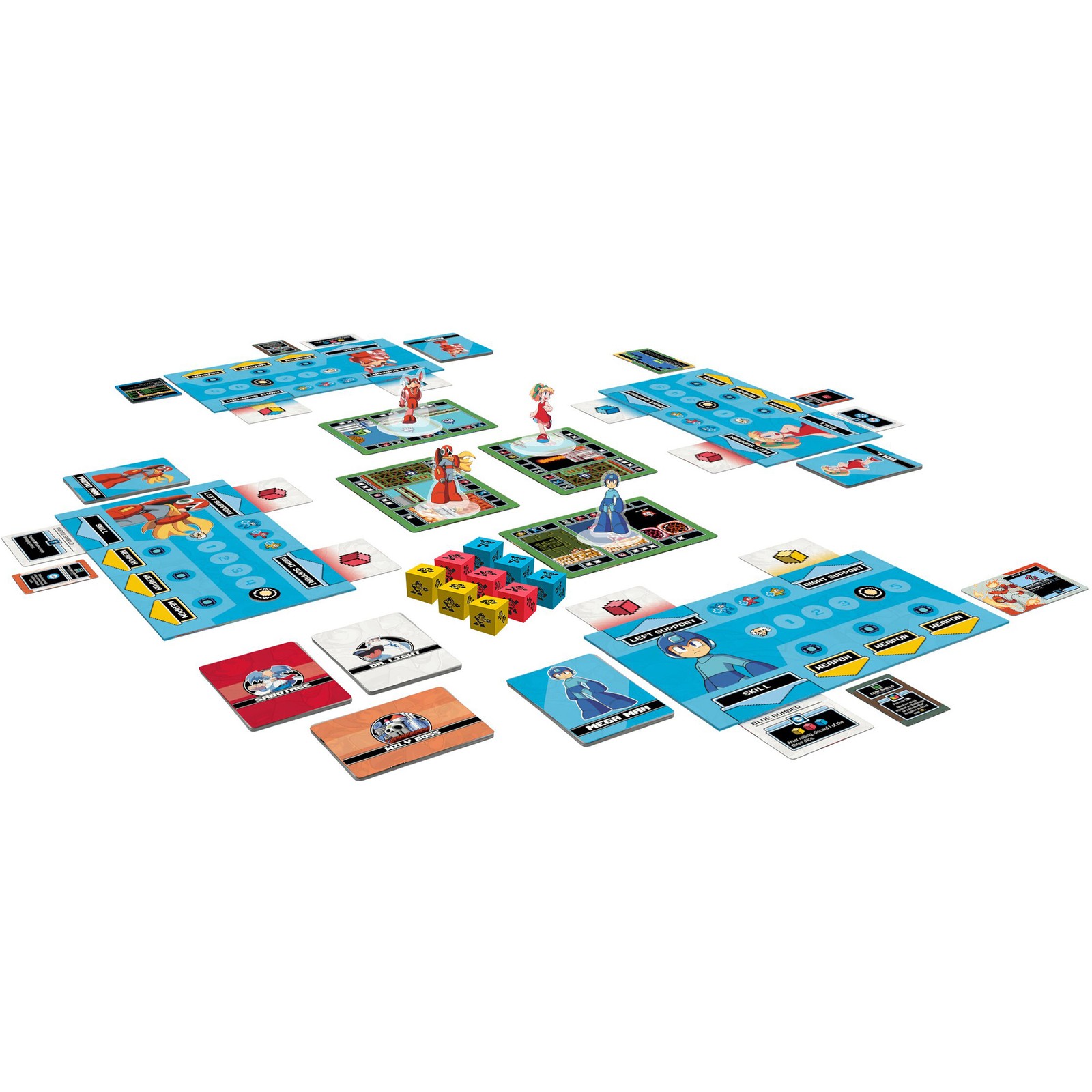 KESS: Mega Man: Adventures – Battle Board Game, Card & Dice Management