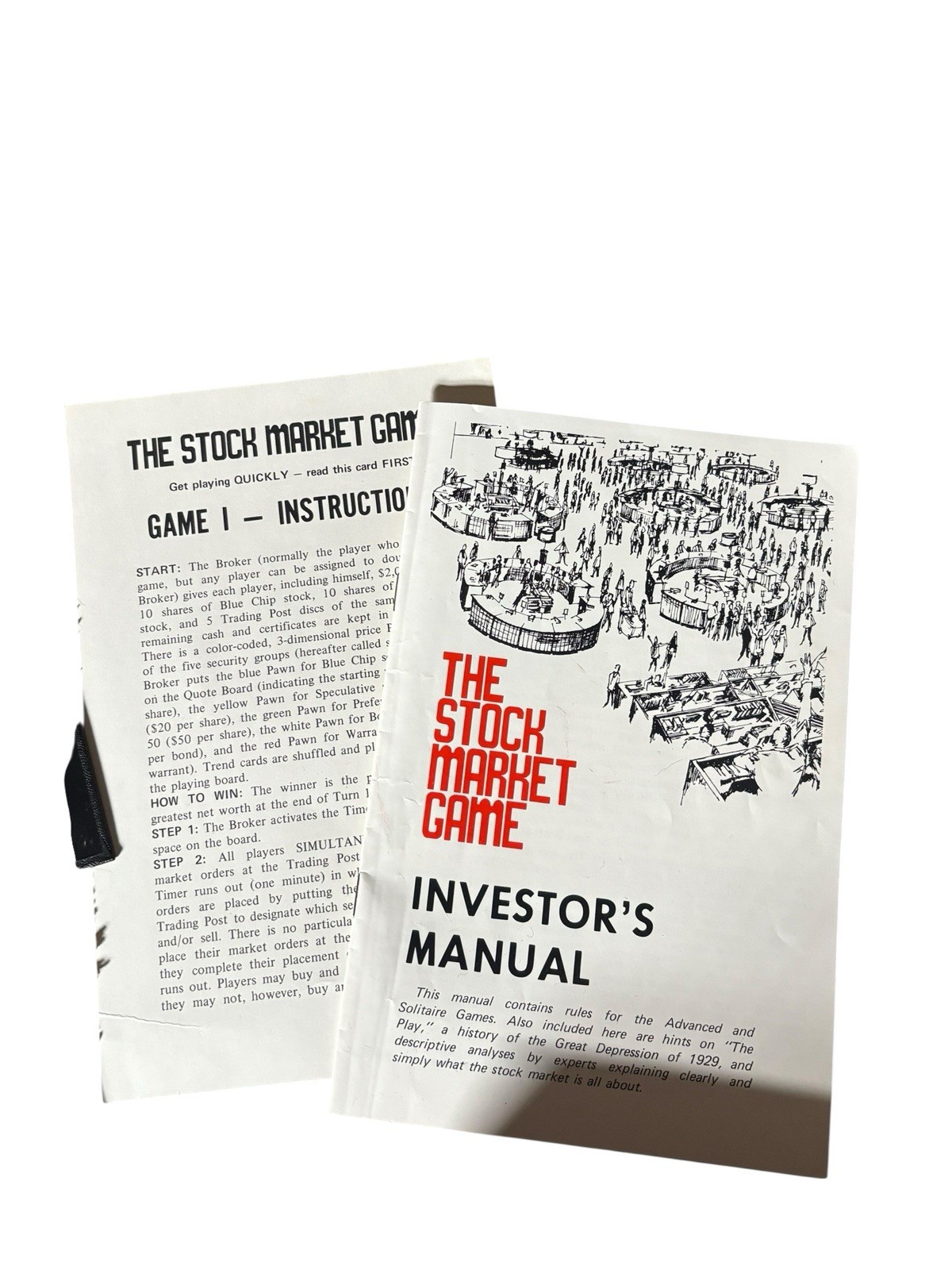 VTG The Stock Market Game 1970 Board Game Avalon Hill Company Complete Bookshelf