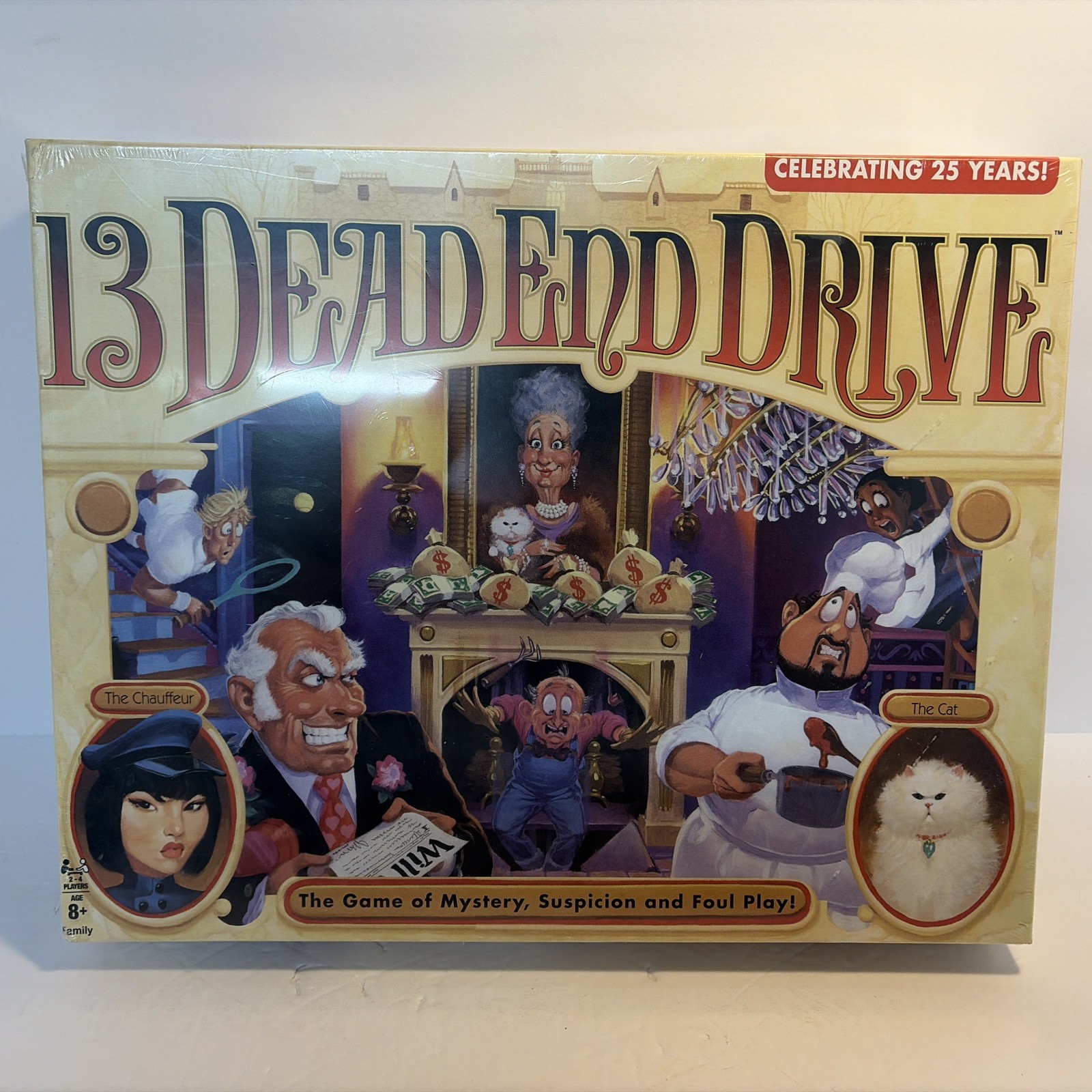 NEW in shrink 13 Dead End Drive Board Game Milton Bradley -Family Game Night