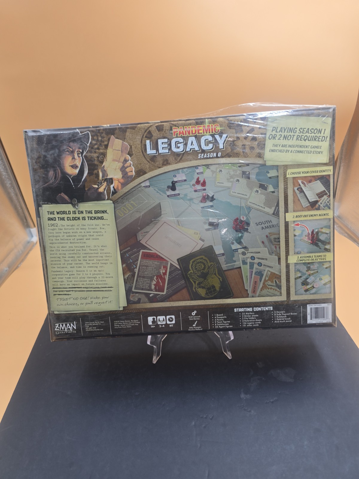Pandemic Legacy Season 0 Board Game Z-Man Games 2019 Brand New Sealed