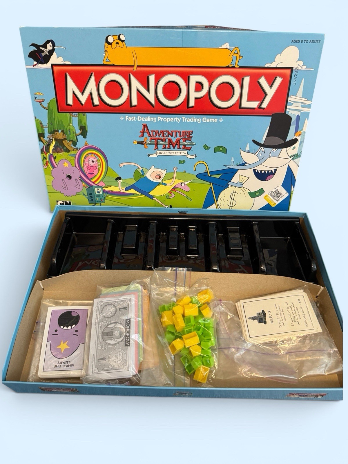 Monopoly Adventure Time Collector’s Edition Board Game Cartoon Network COMPLETE