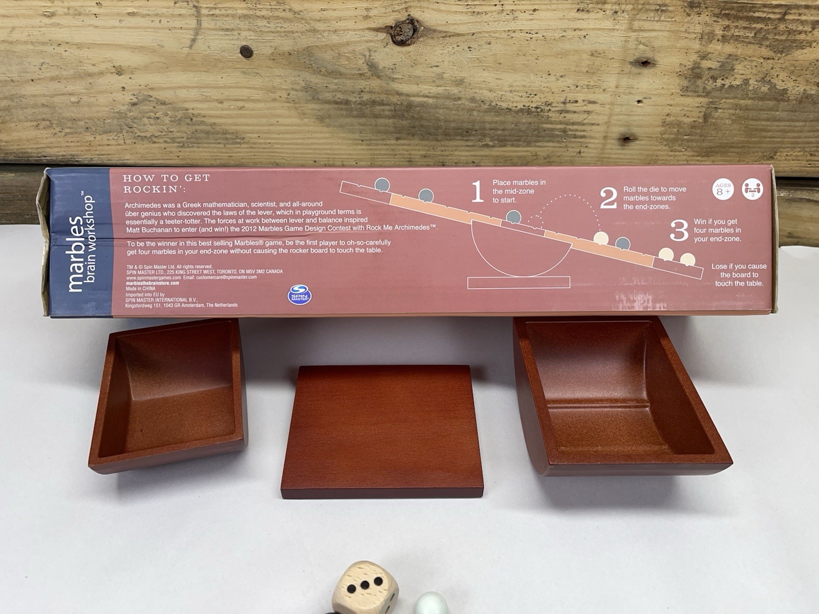 ROCK ME ARCHIMEDES Marbles Brain Workshop Interactive Game NEW OPEN BOX