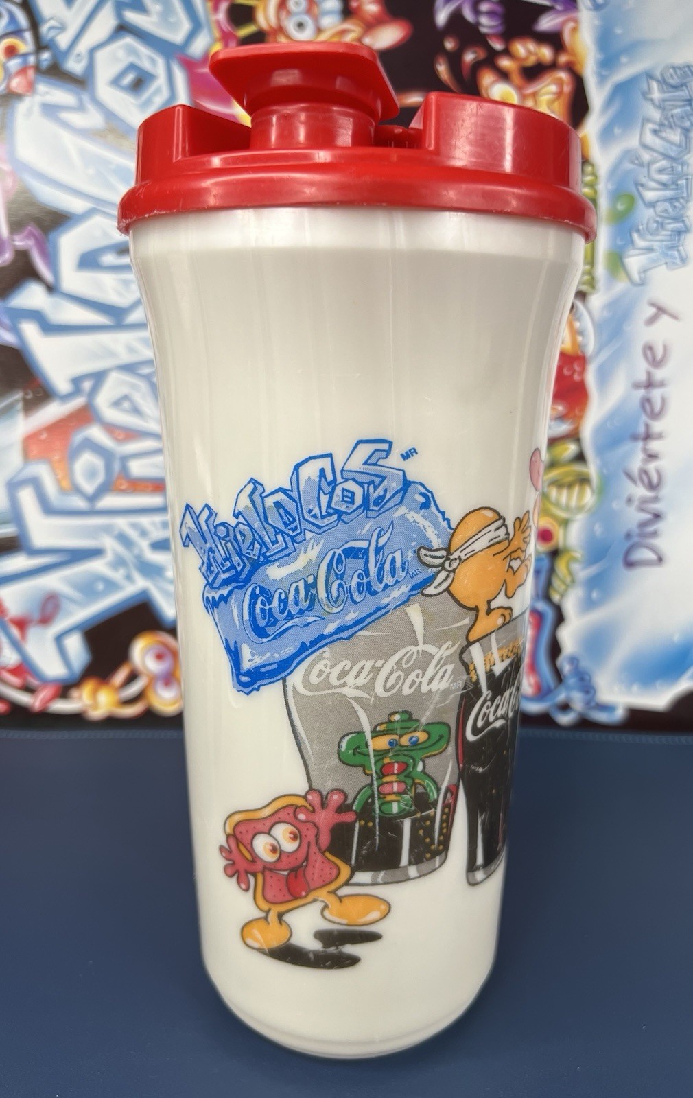 Crazy Bones Hielocos Classic Coca-Cola Series 1 34oz Promotional Cup