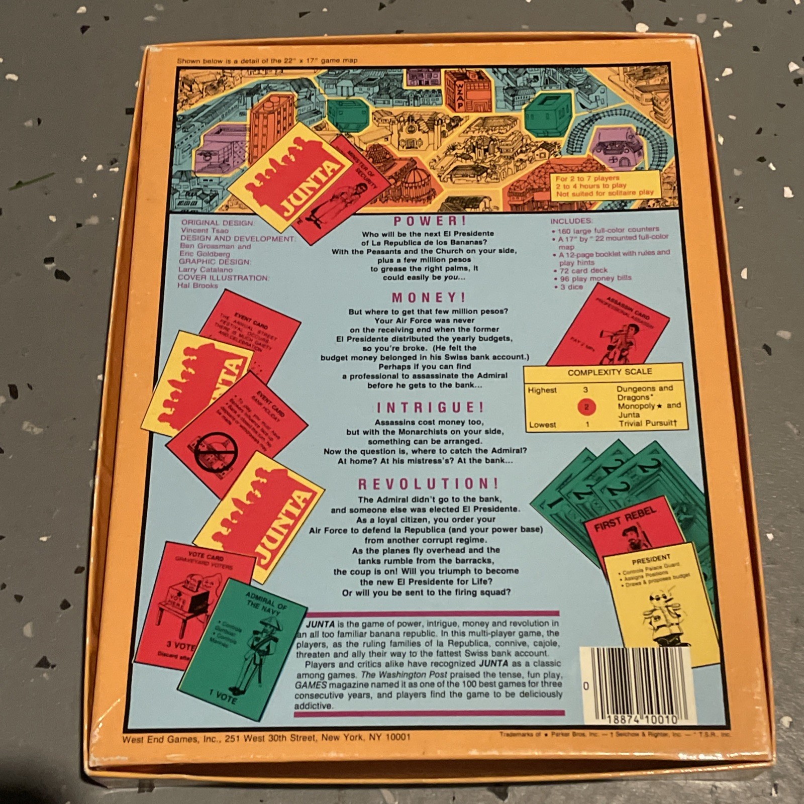 Junta Board Game – 1985 West End Games Edition