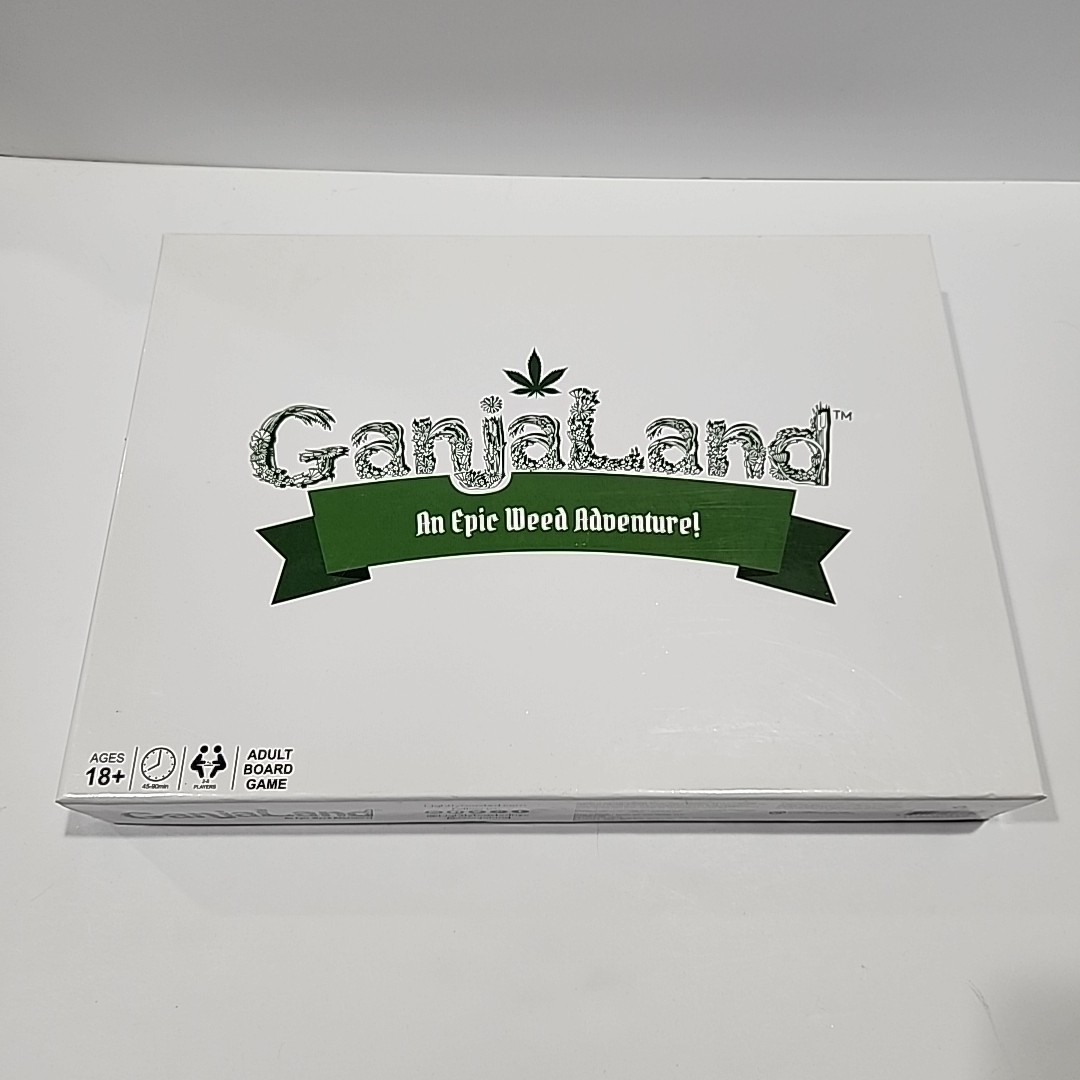 GanjaLand an Epic Weed Adventure Board Game Used Complete Clean