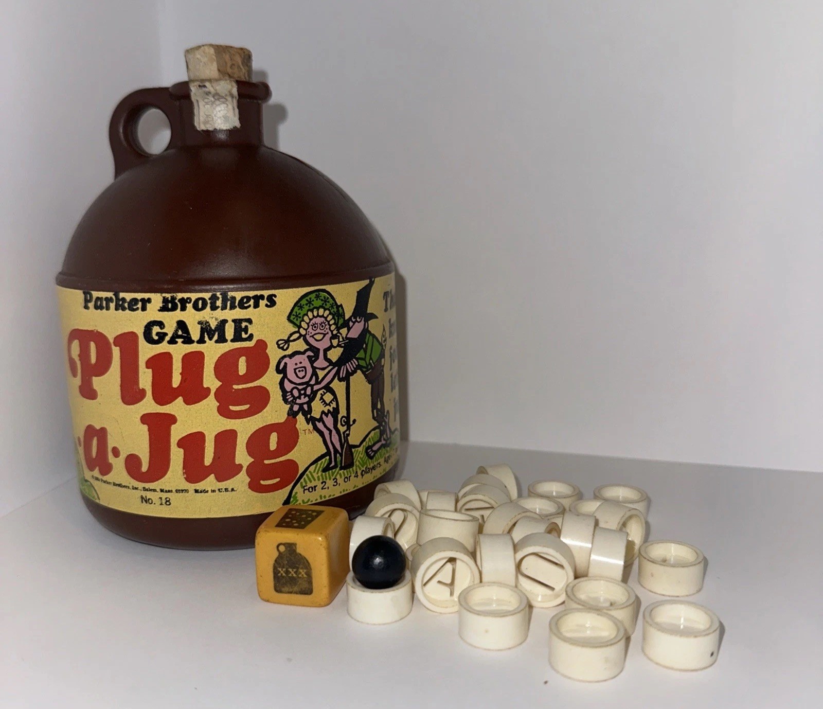 Vintage Rare 1969 Plug-A-Jug Game by Parker Brothers Hillbilly Made in USA READ