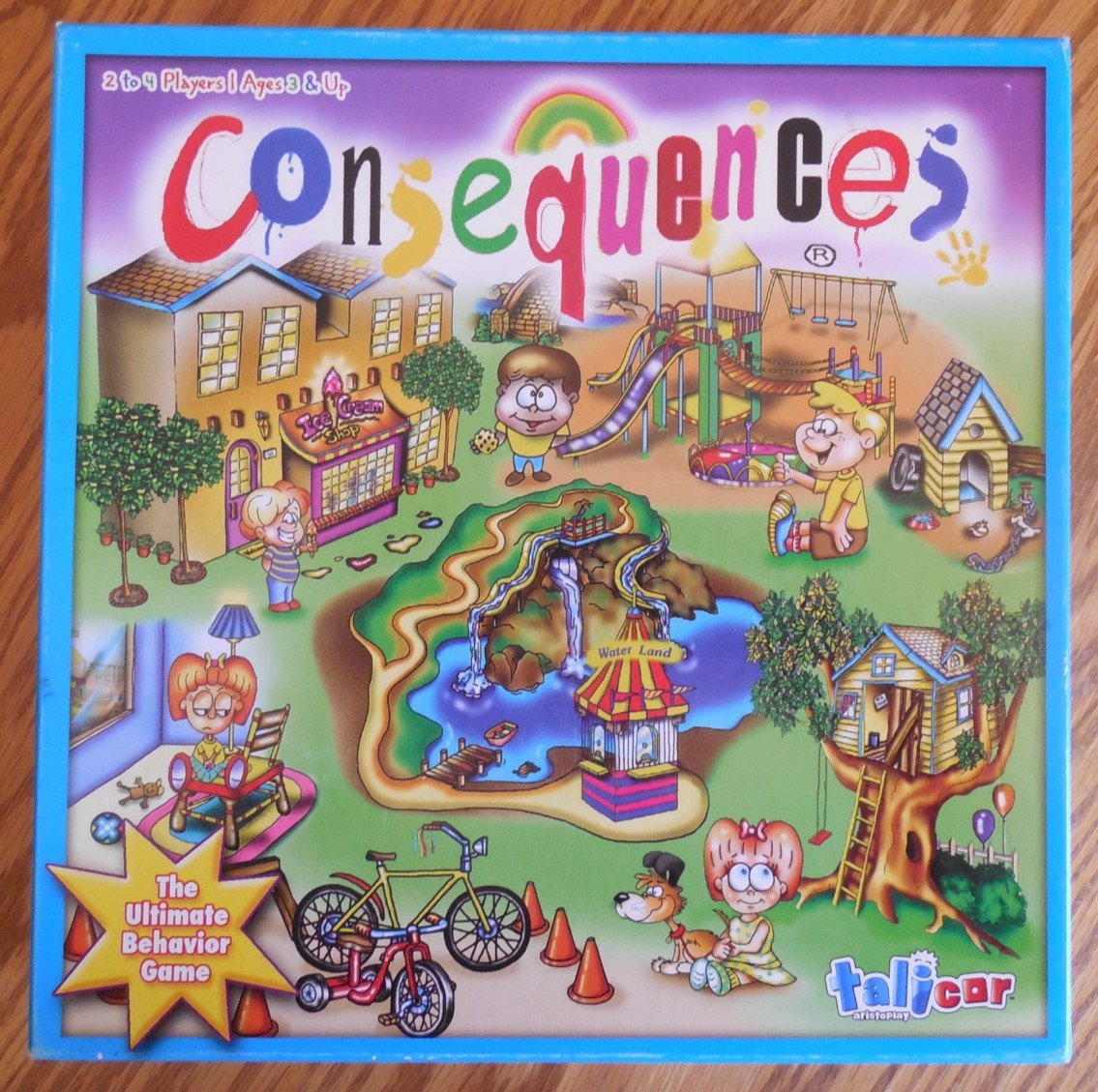 NEW 2017 Talicor Inc “Consequences” The Ultimate Behavior Board Game for Age 3+