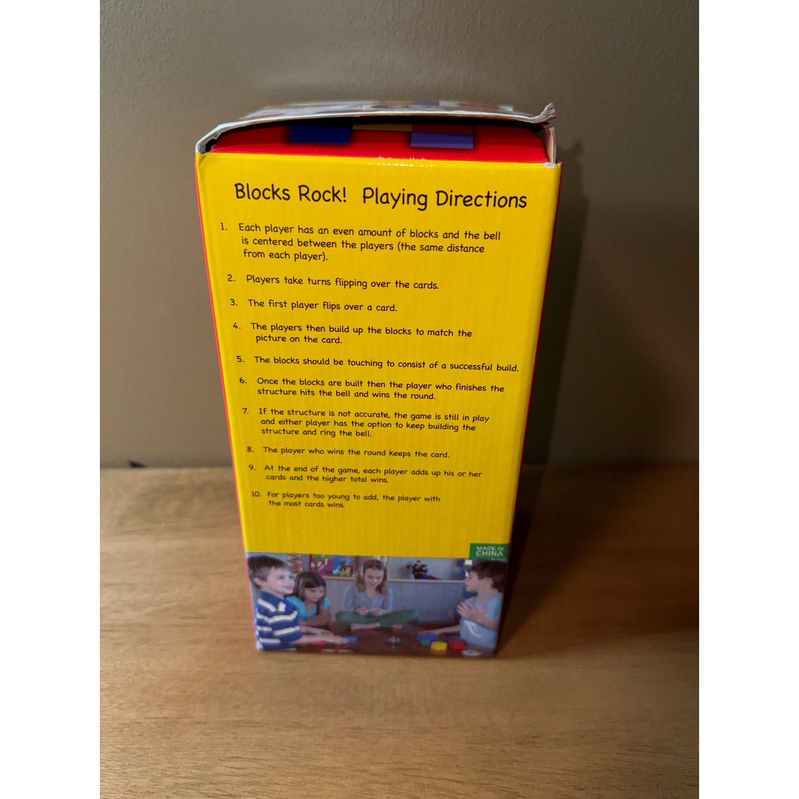 Blocks Rock Competitive STEM Educational Strategy Game Ages 6+ 2 Players Red Box