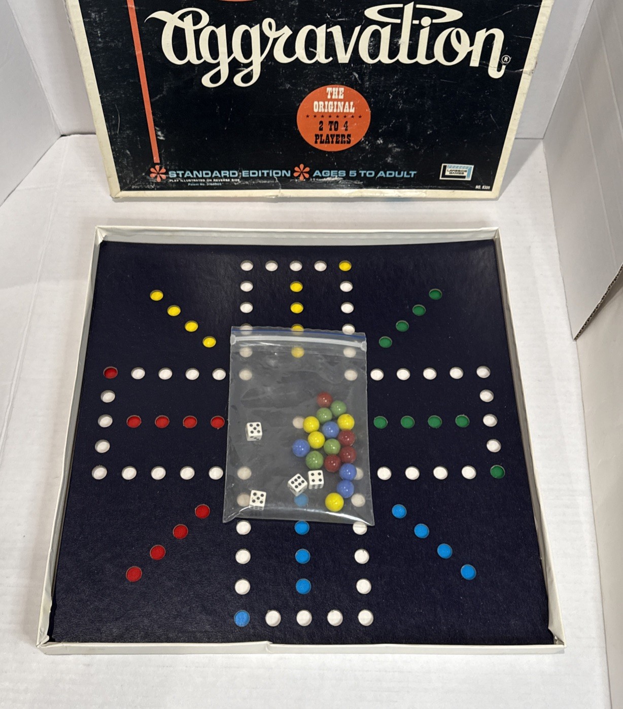 Vintage AGGRAVATION Standard Edition Board Game (1970) Lakeside Games – COMPLETE